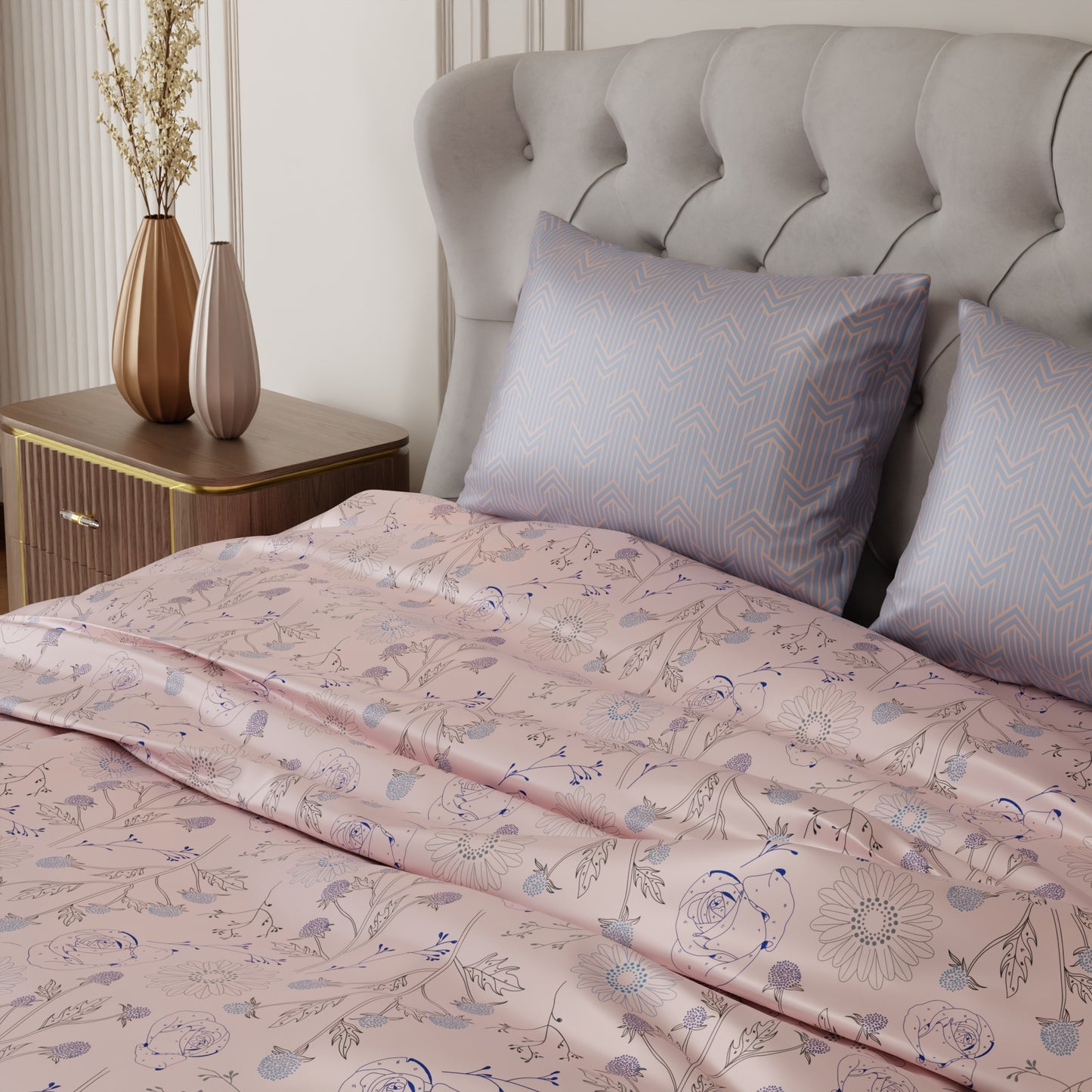 Paris Peach Fuzz Bedsheet Set