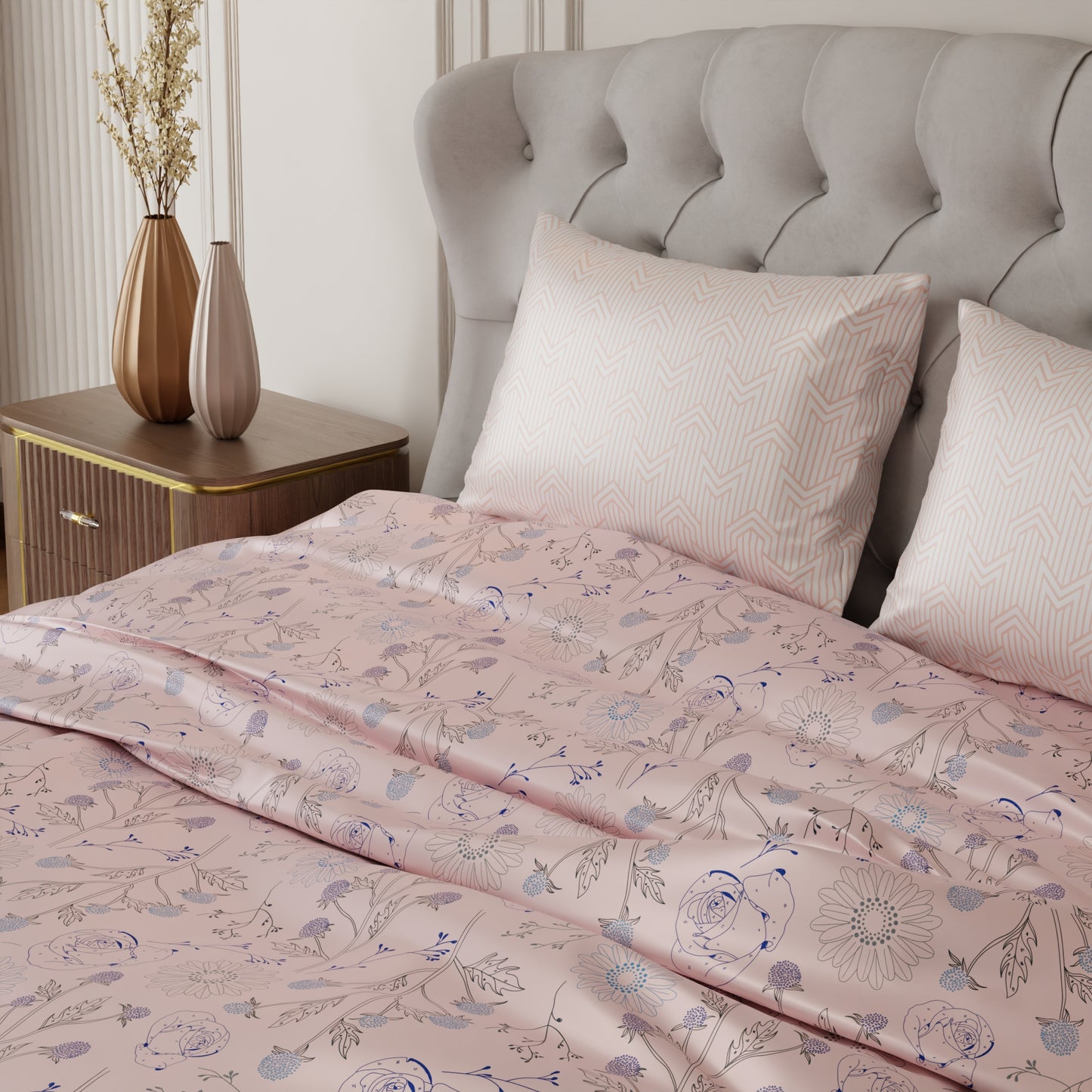 Paris Peach Fuzz Bedsheet Set