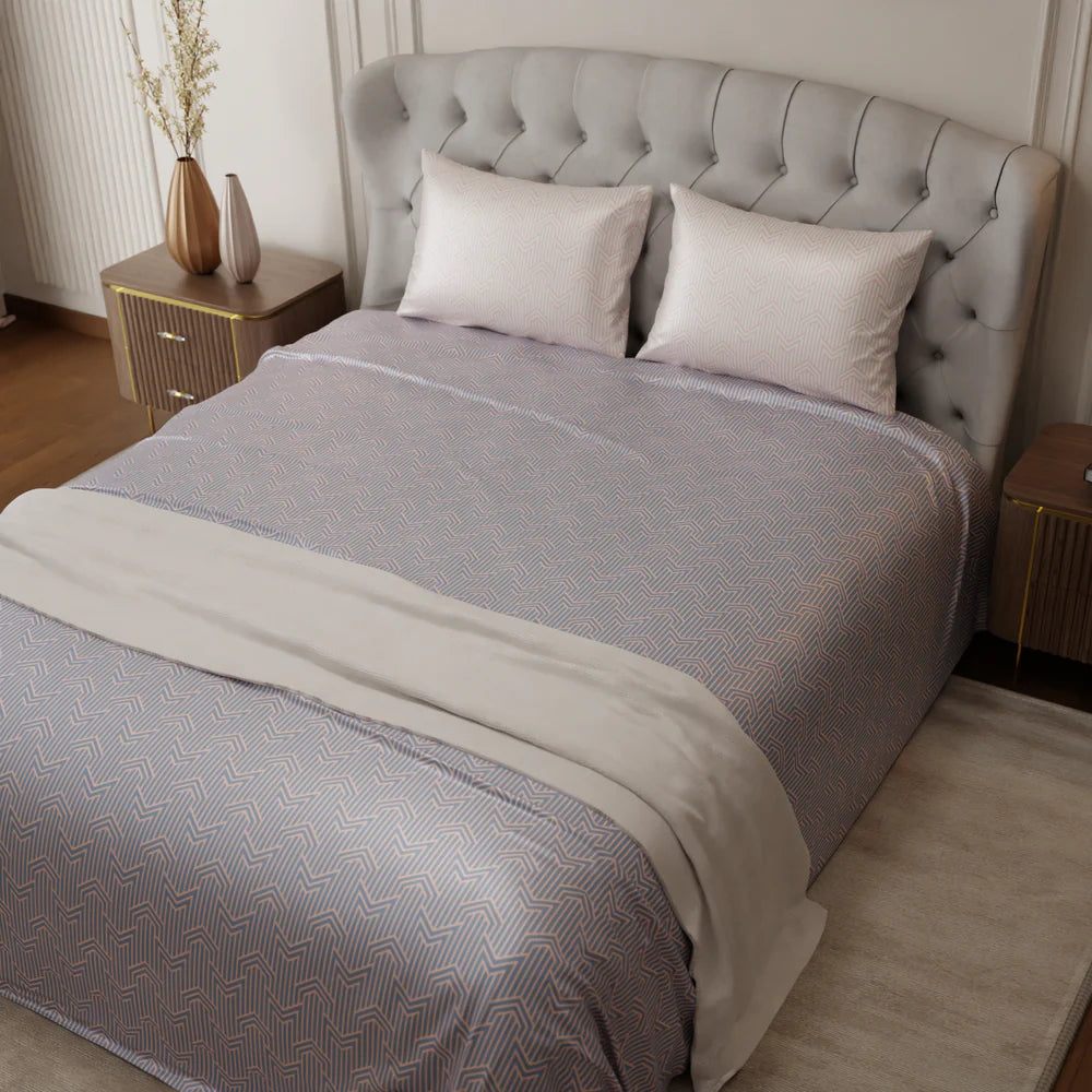 Le Gris Mosaic Bedsheet Set-Style 1