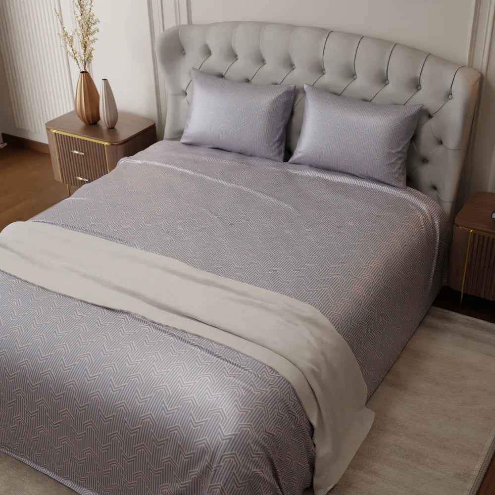 Le Gris Mosaic Bedsheet Set-Style 2