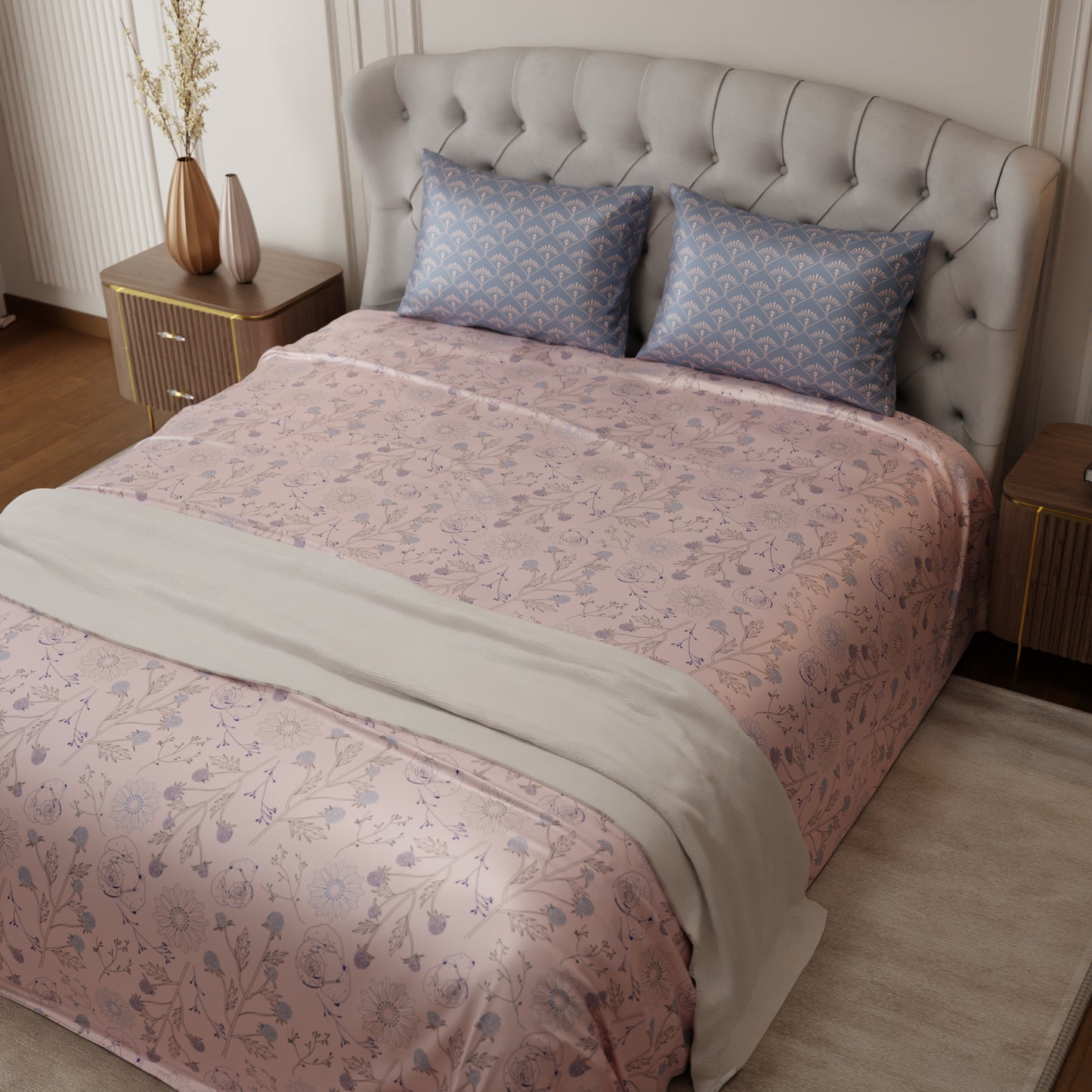 Paris Peach Fuzz Bedsheet Set