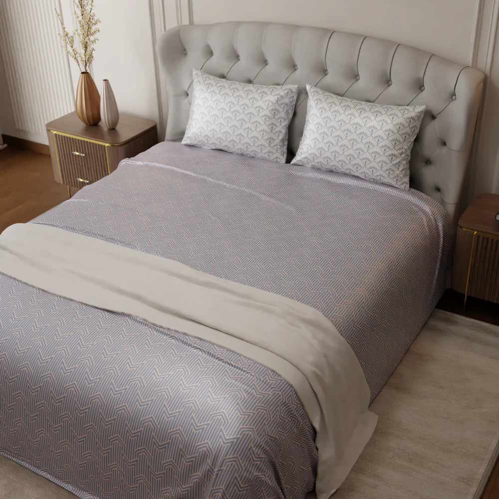 Le Gris Mosaic Bedsheet Set-Style 3