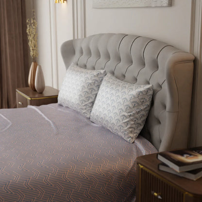 Le Gris Mosaic Bedsheet Set-Style 3