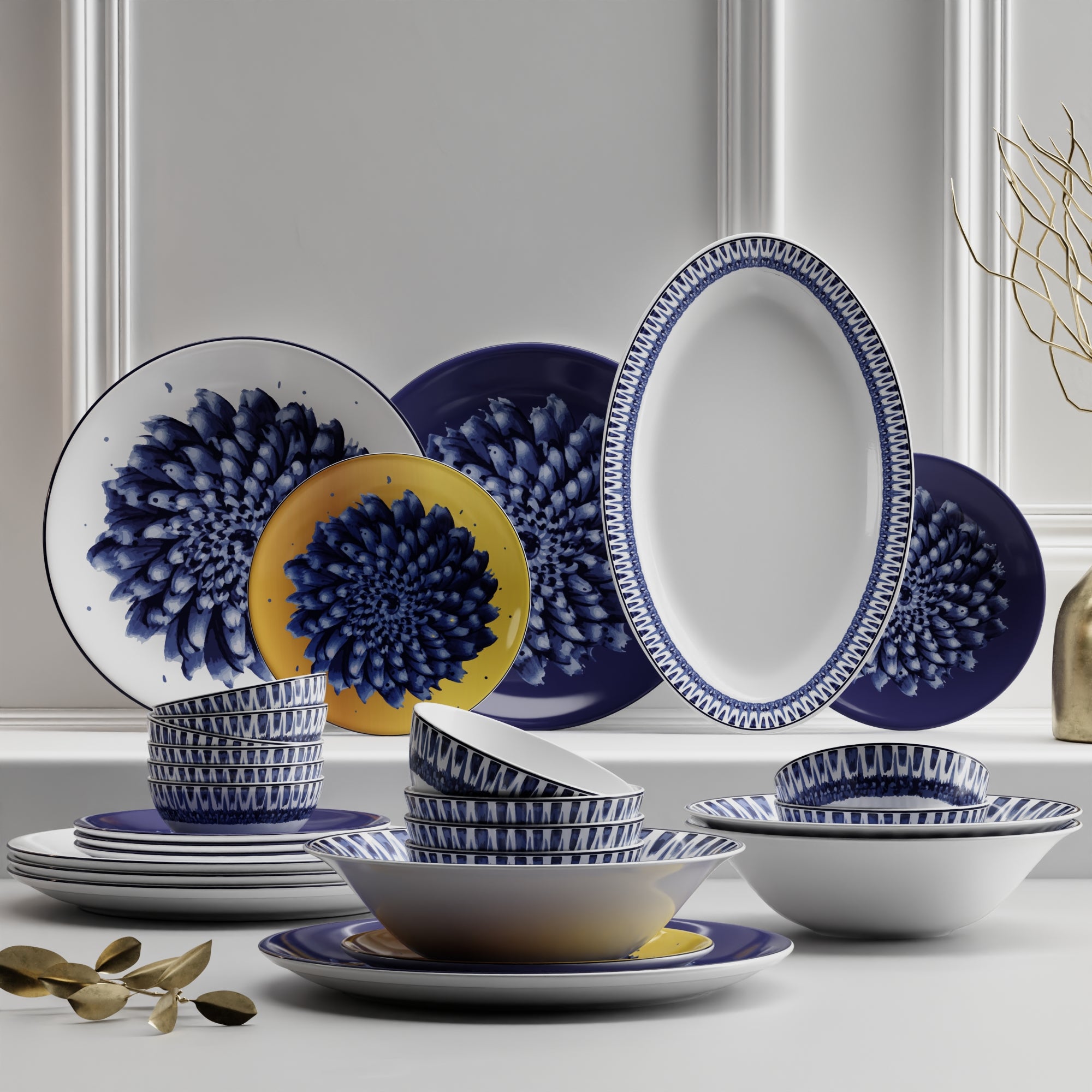Paris Fleur - 28pc Dinnerware Set