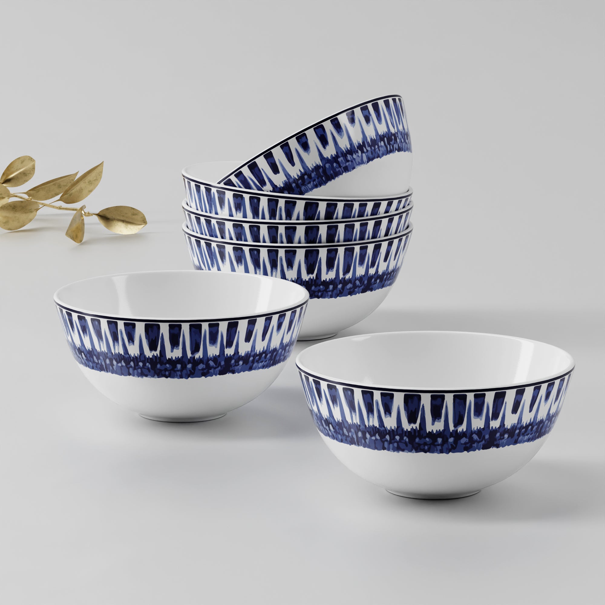 Paris Fleur - 6pc Soup Bowl Set