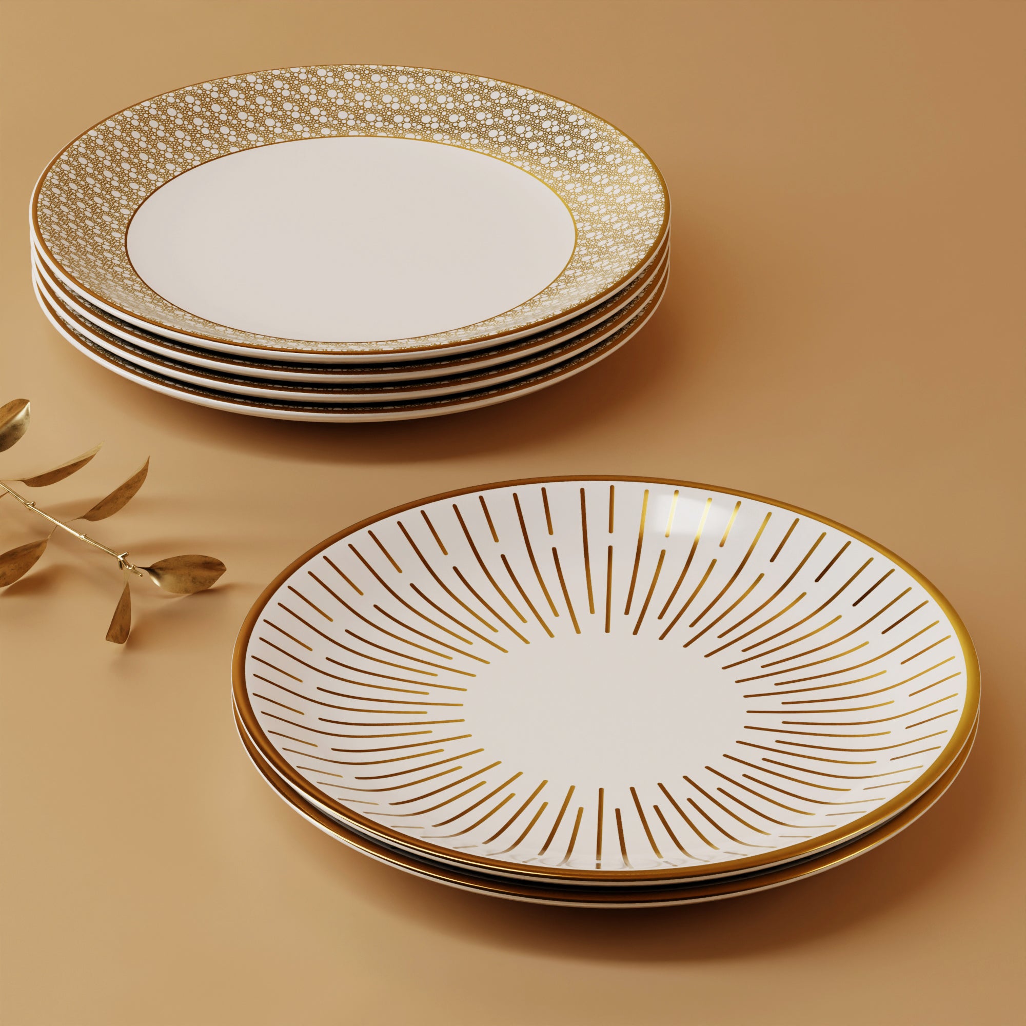 Cannes Glow - 6pc Dinner Plate Set