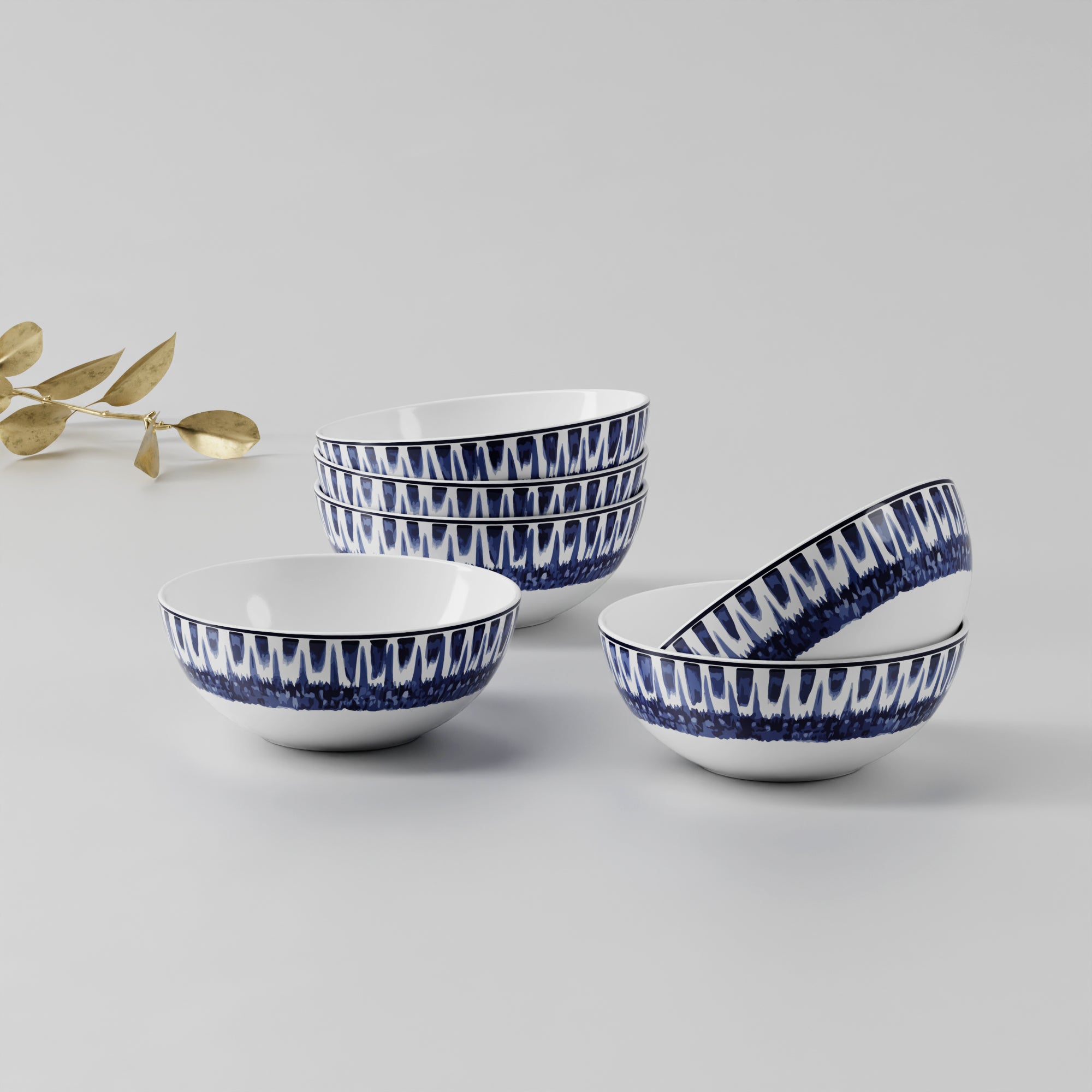 Paris Fleur - 6pc Lentil Bowl Set