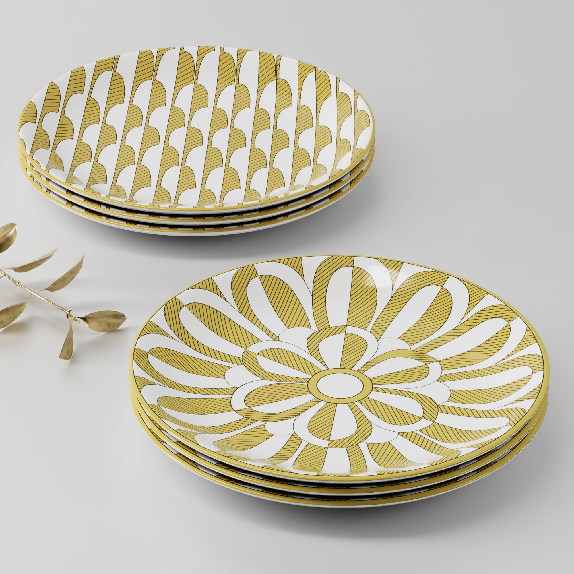 Marseille Mood - 6pc Dinner Plate Set