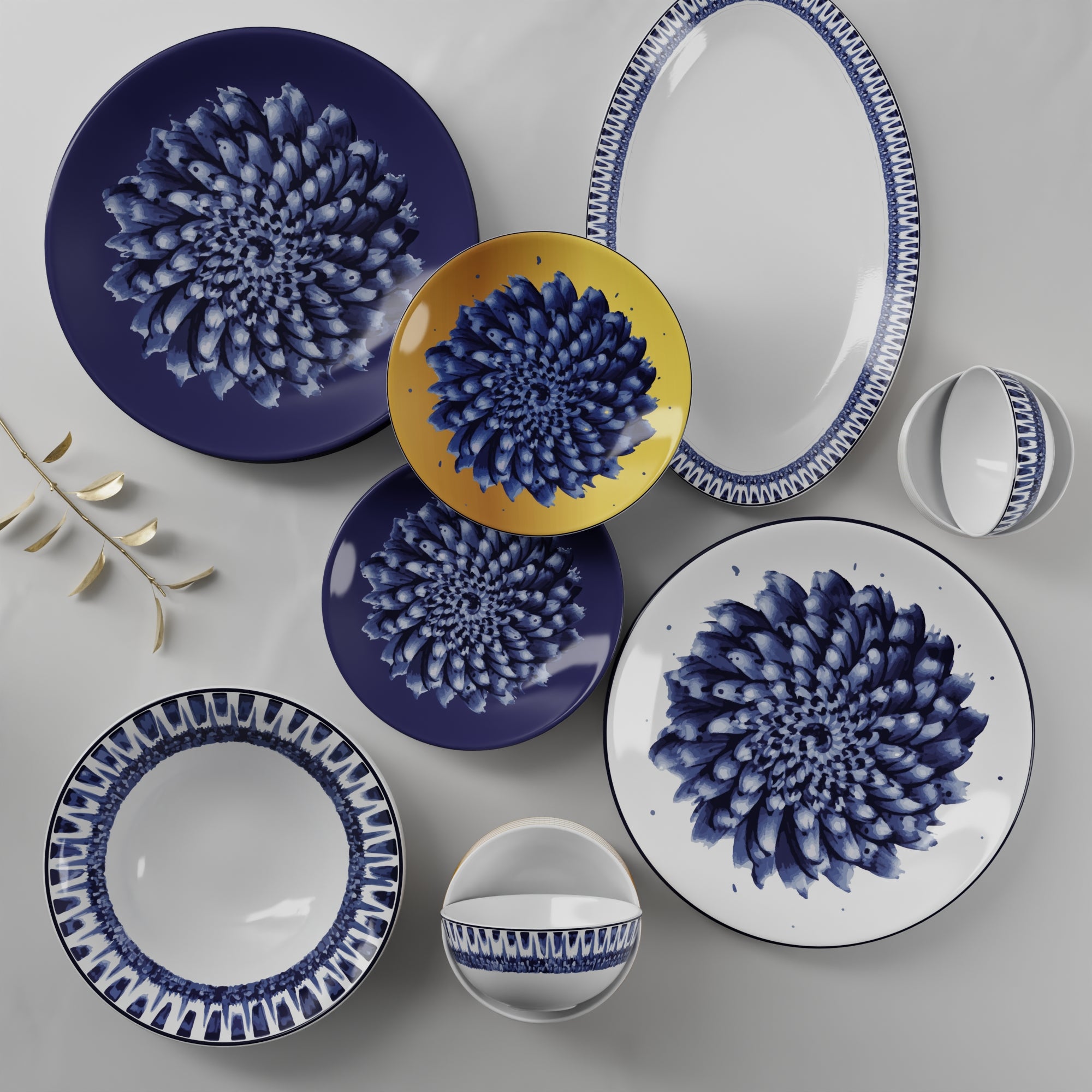 Paris Fleur - 28pc Dinnerware Set