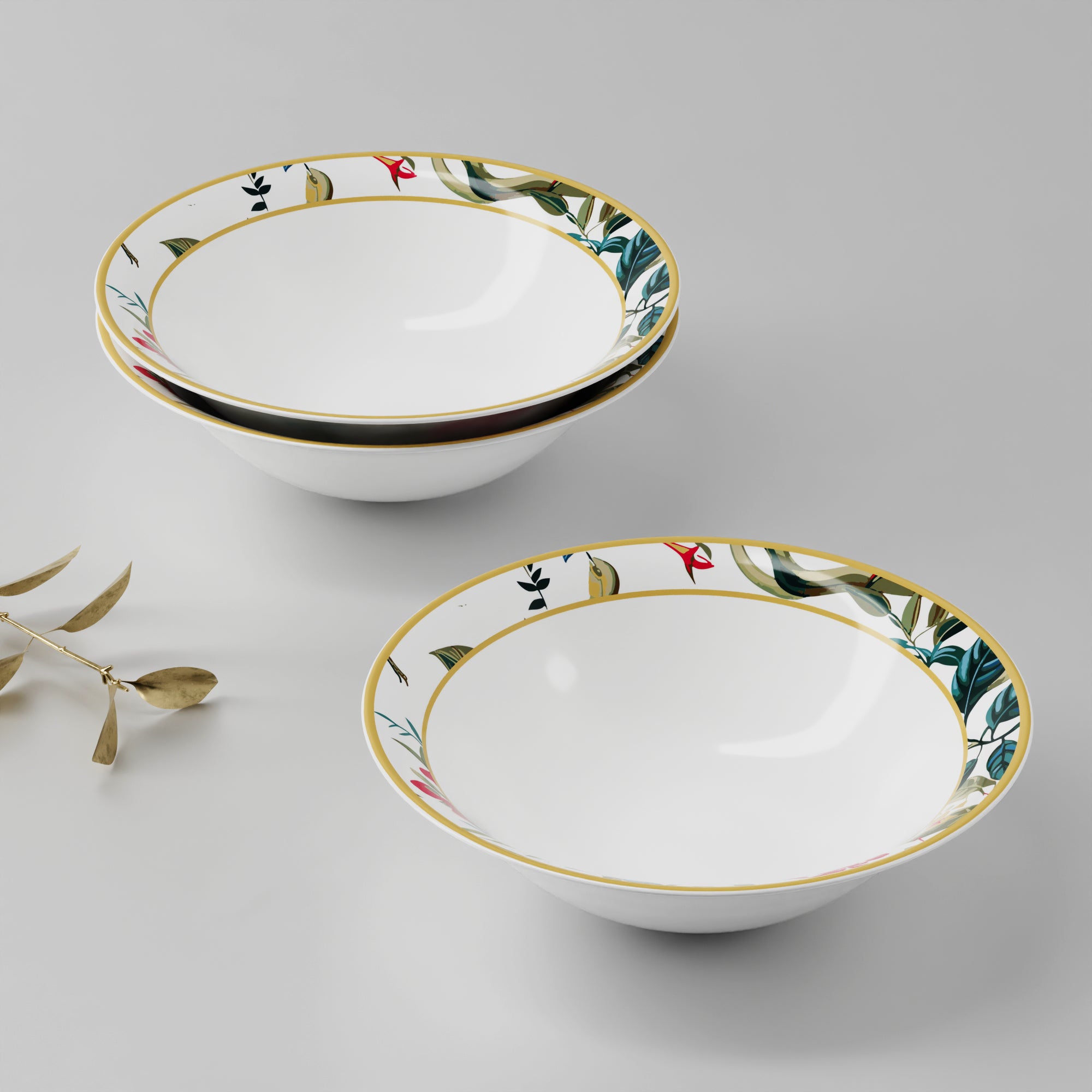 Chantilly Evening - 3pc Serving Bowl Set