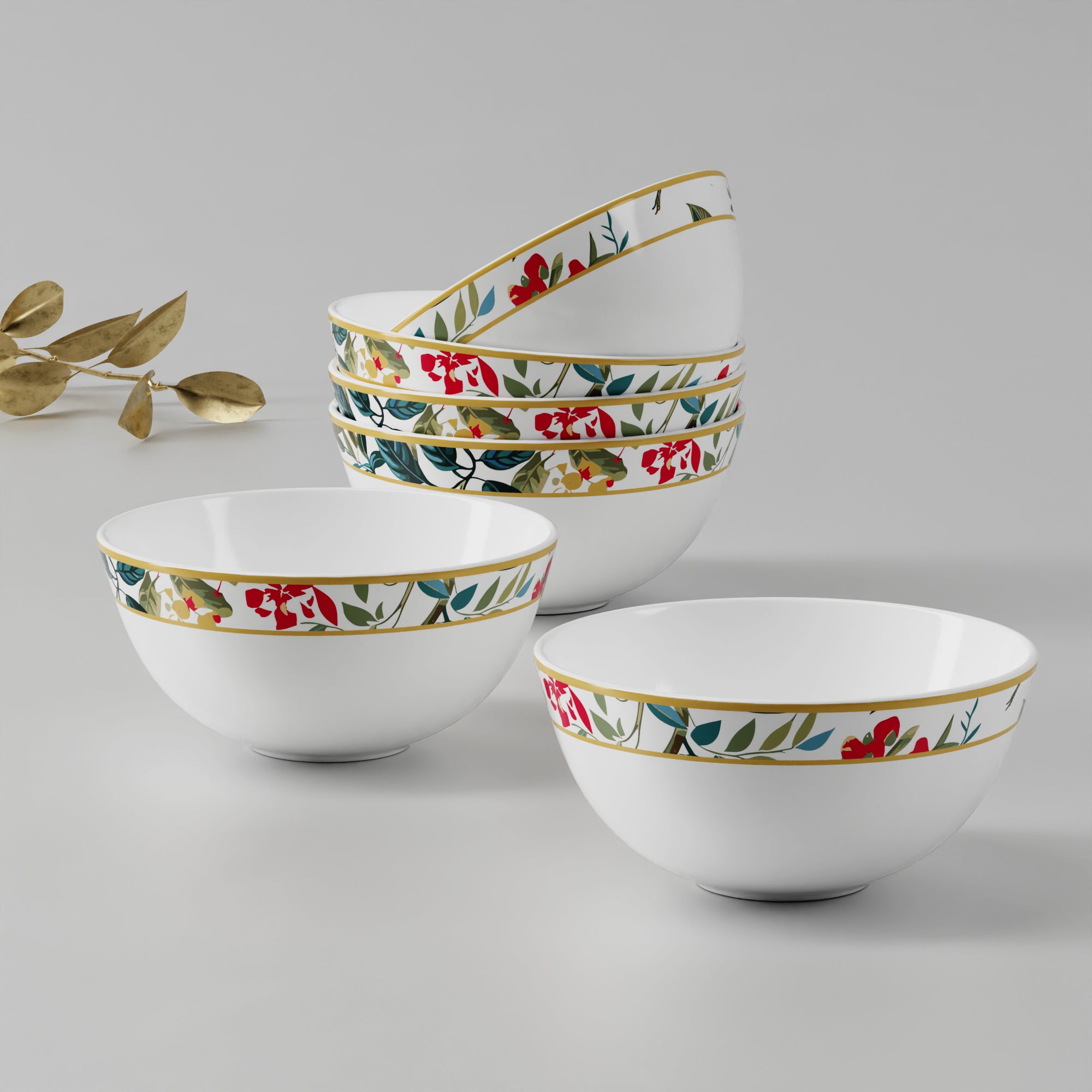 Chantilly Evening - 6pc Soup Bowl Set