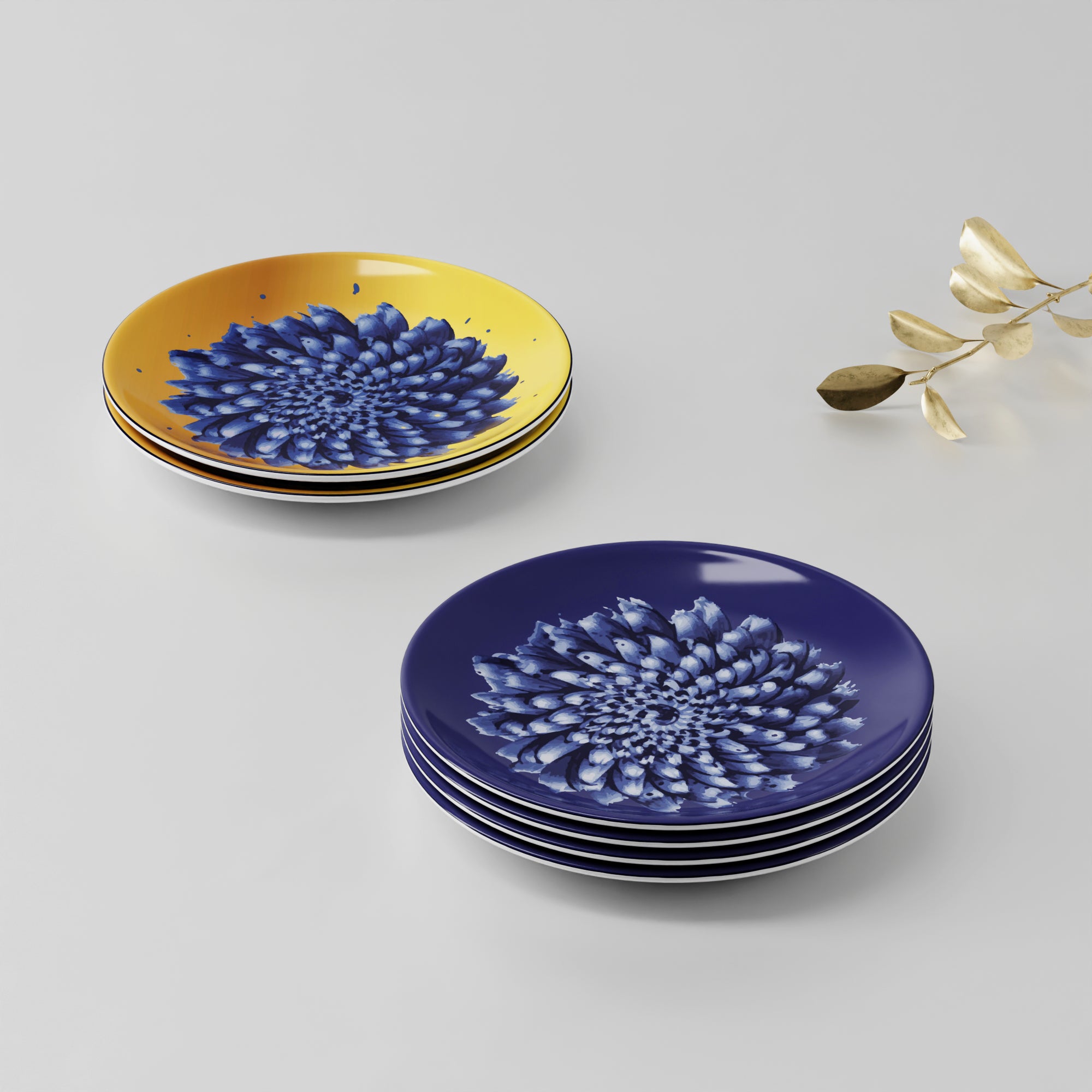 Paris Fleur - 6pc Side Plate Set