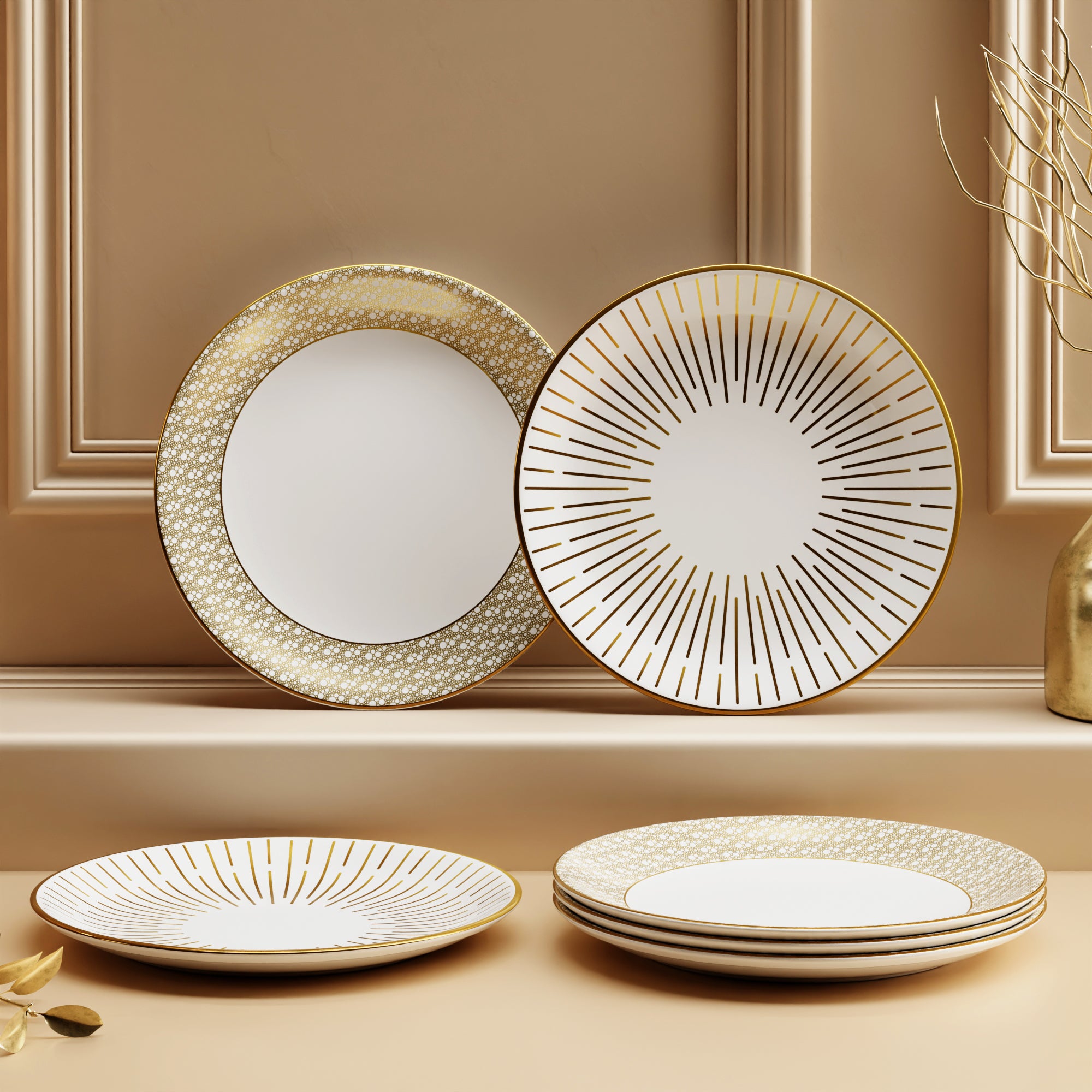 Cannes Glow - 6pc Dinner Plate Set