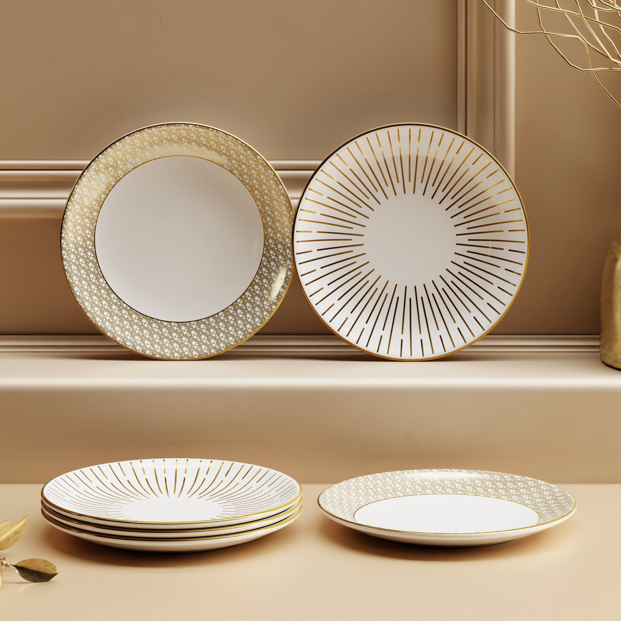 Cannes Glow - 6pc Side Plate Set
