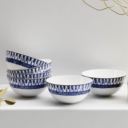 Paris Fleur - 6pc Soup Bowl Set