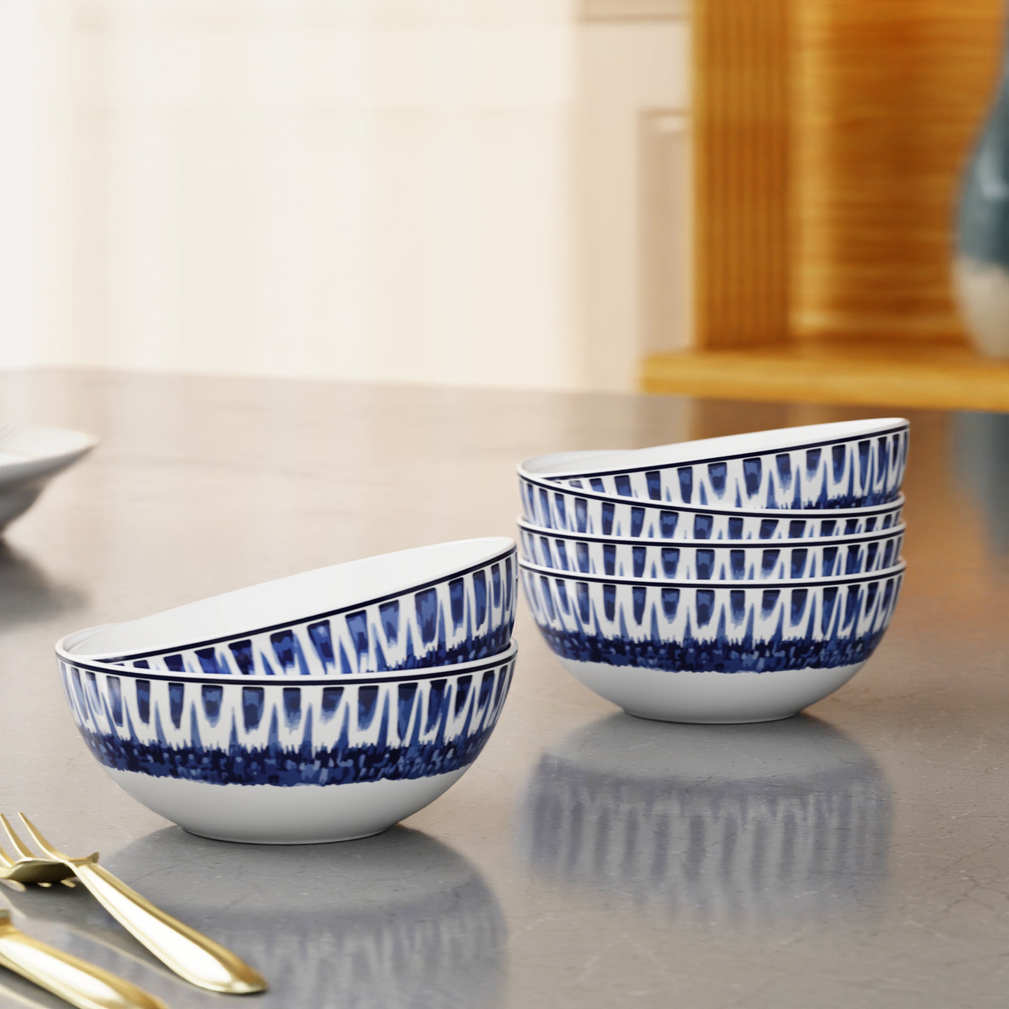Paris Fleur - 6pc Lentil Bowl Set