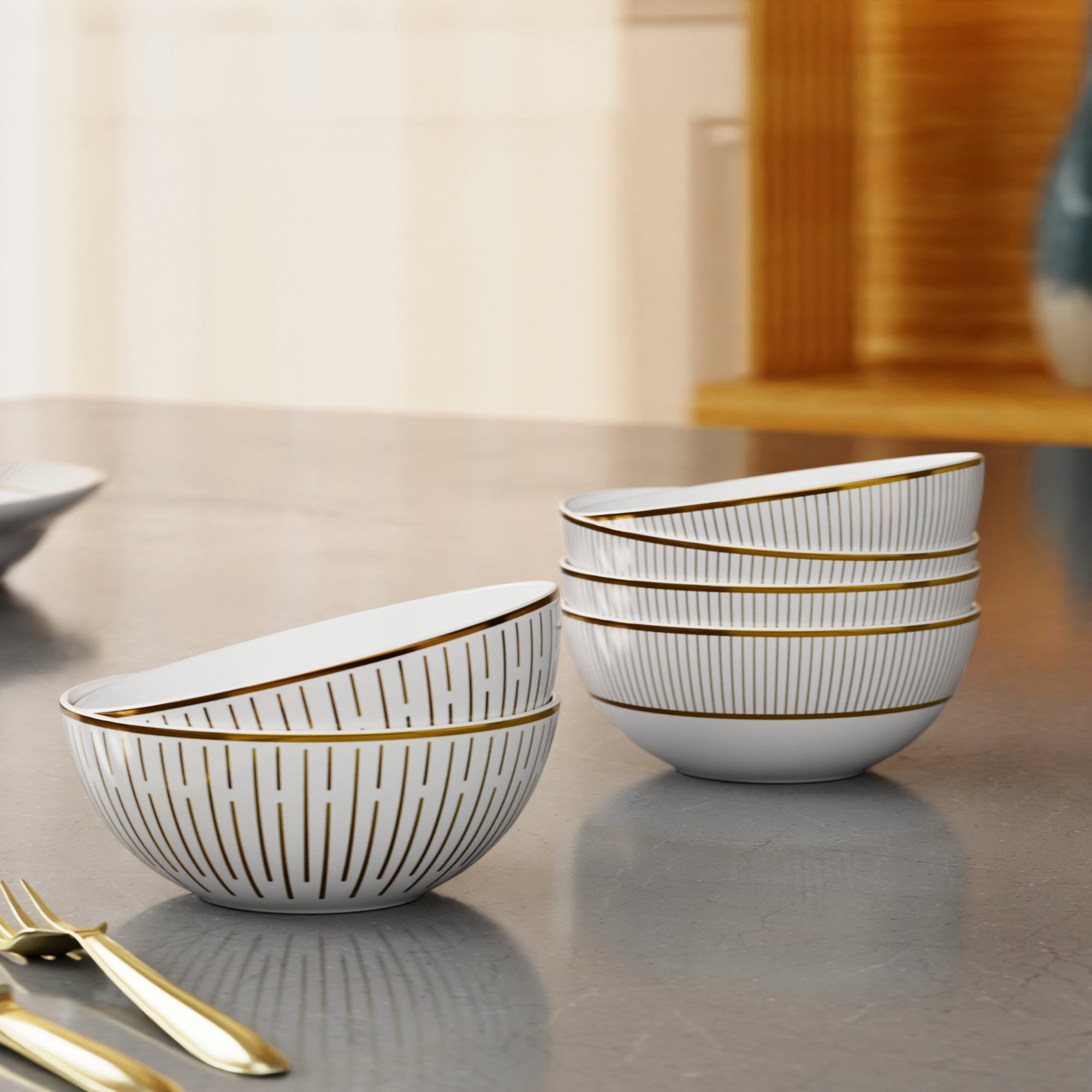 Cannes Glow - 6pc Lentil Bowl Set