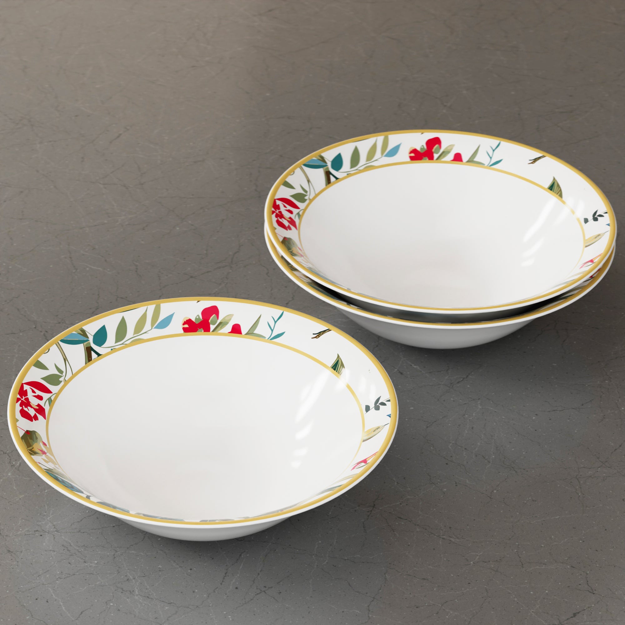 Chantilly Evening - 3pc Serving Bowl Set