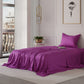 Plum Flat Bedsheet Set