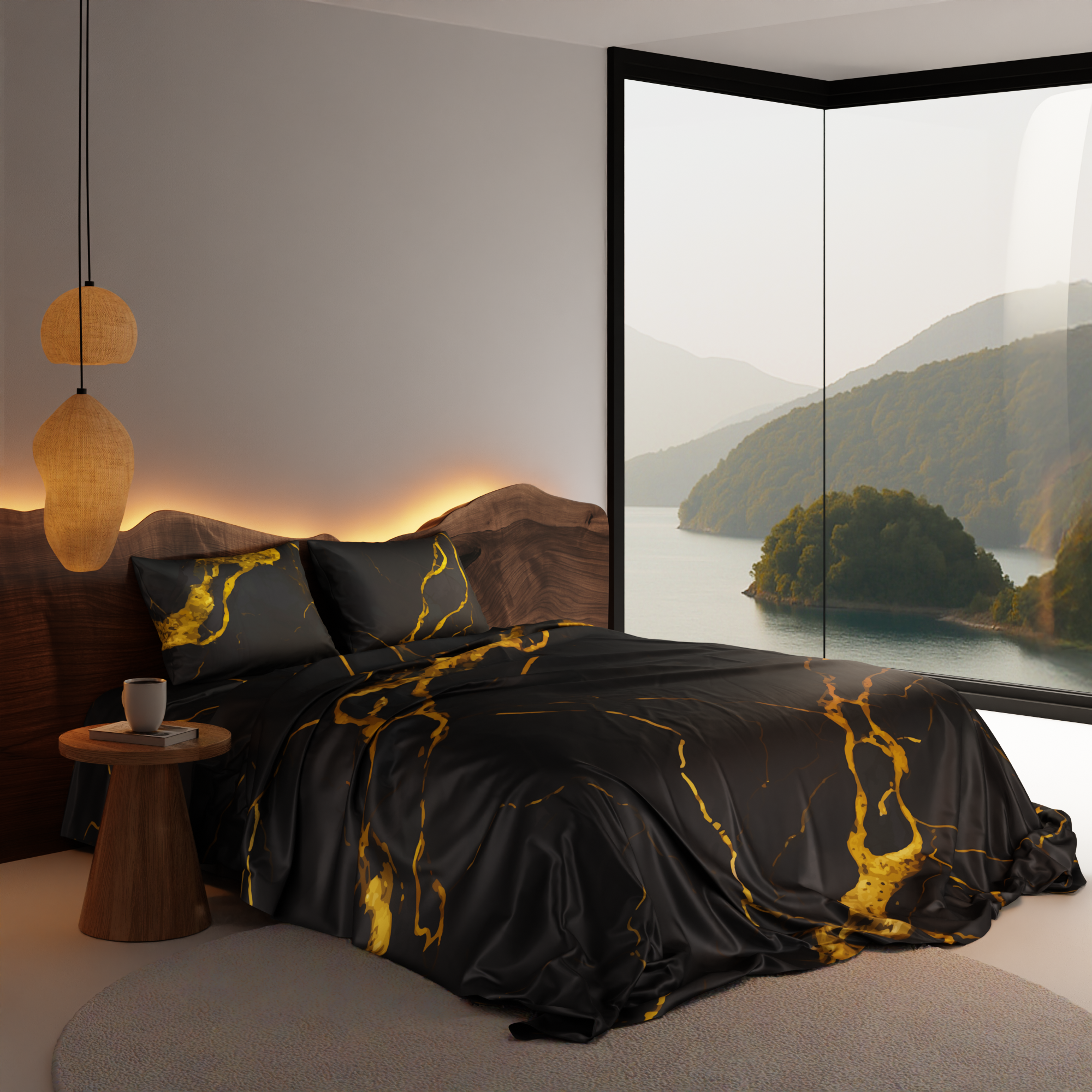 Embers in the Dark Bedsheet Set