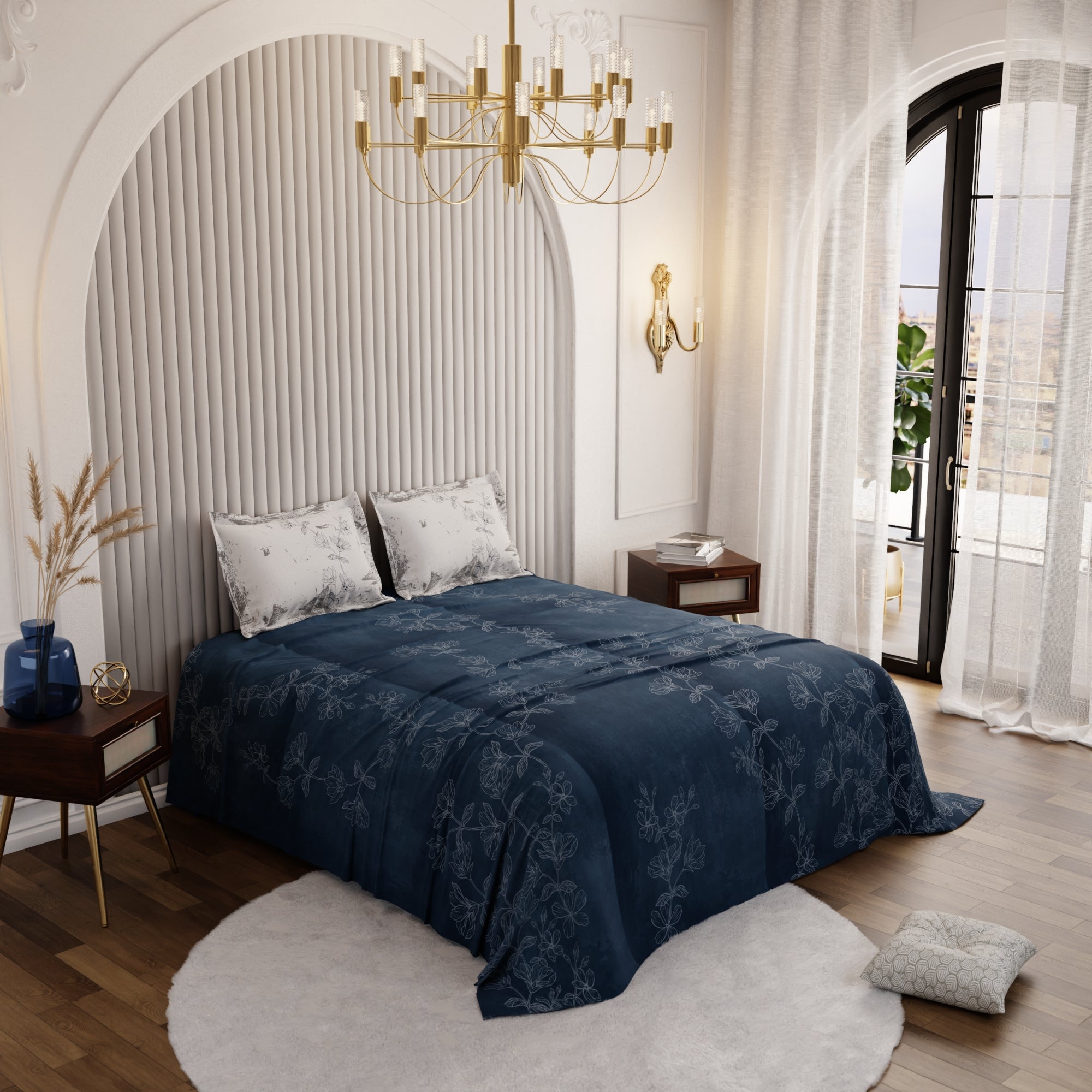 Blue Patina Bedsheet Set