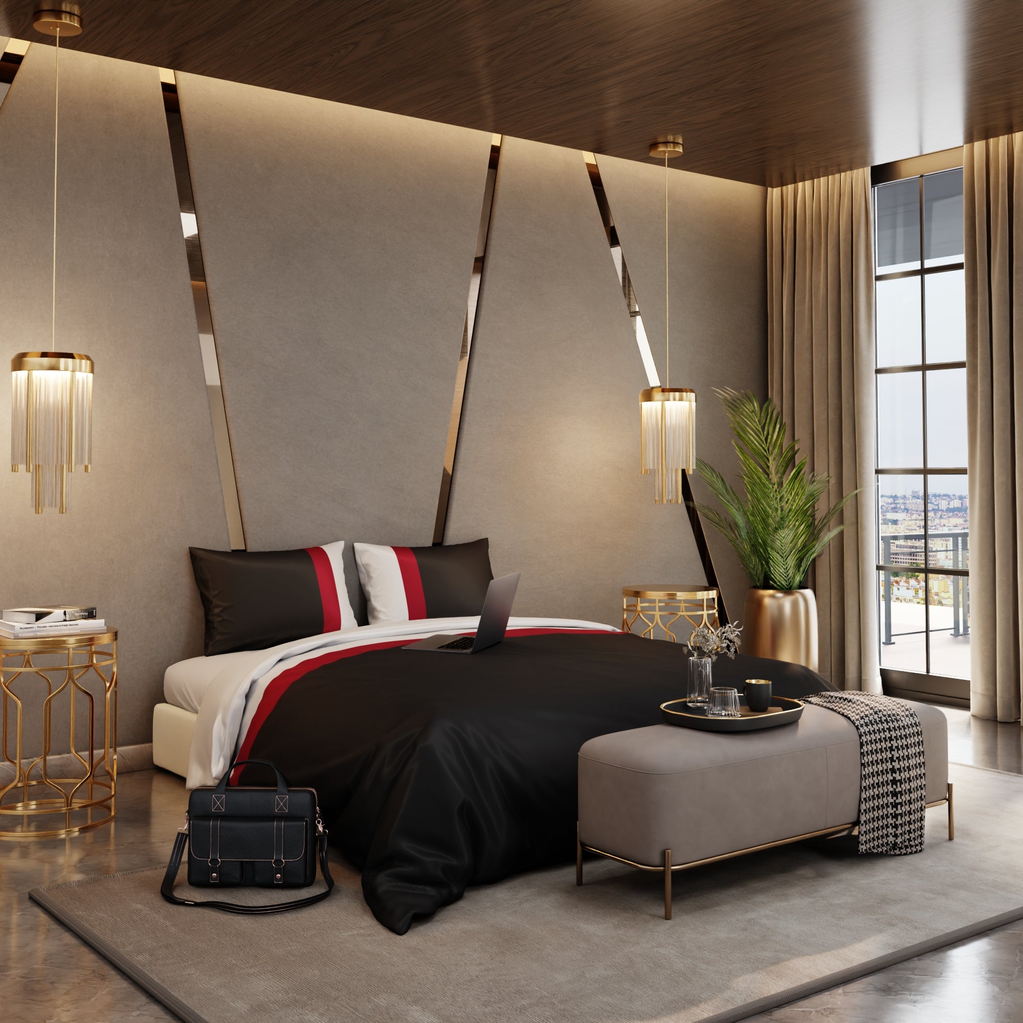 Rooftop Views Trio Comforter Set