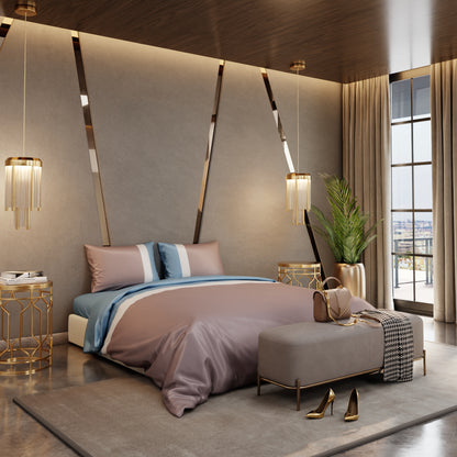 Urban Elegance Bands Comforter Set