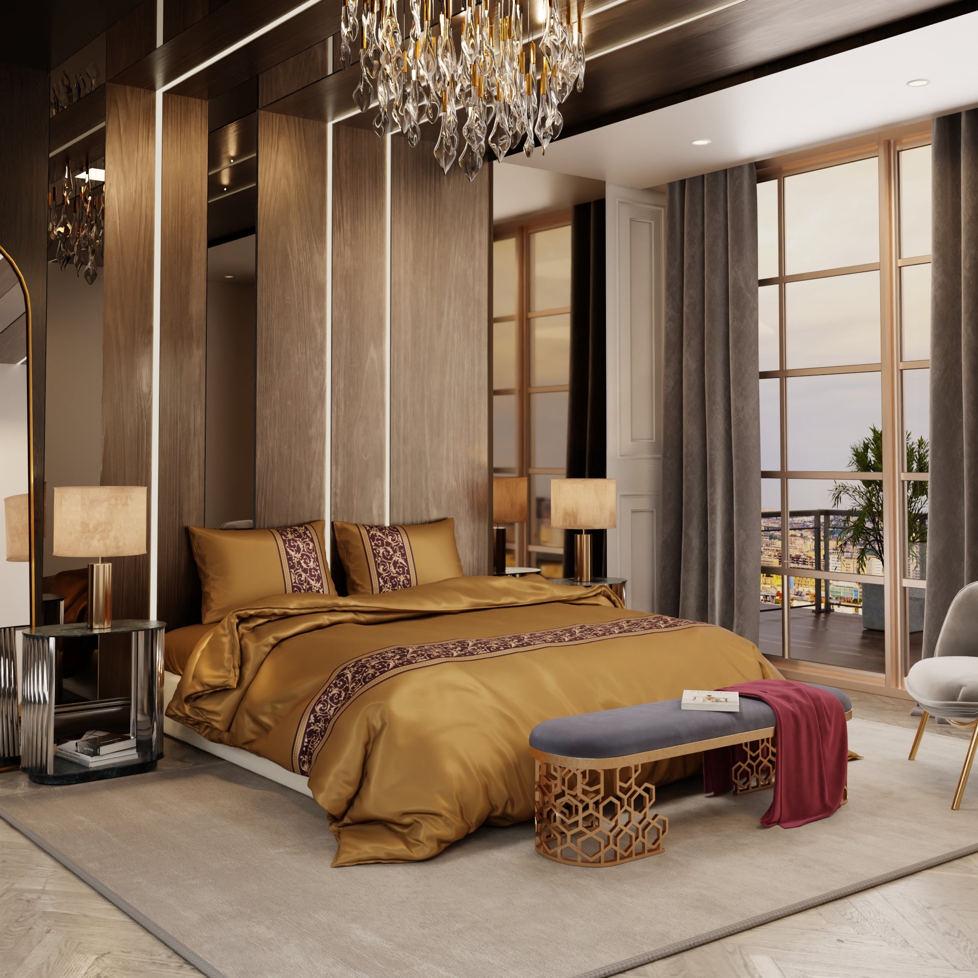 Grandeur of the Sun King Comforter Set