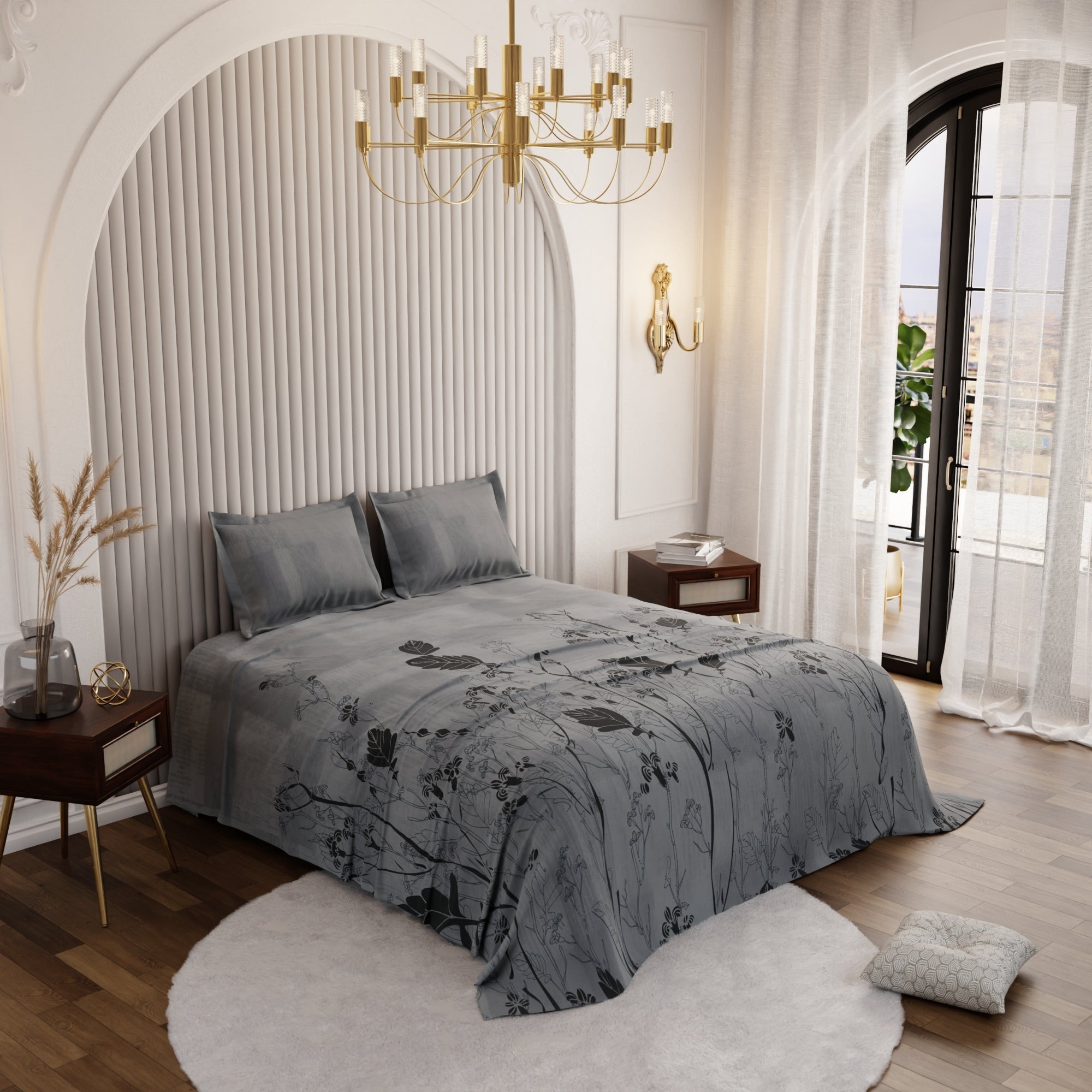 Mist Ivy Bedsheet Set