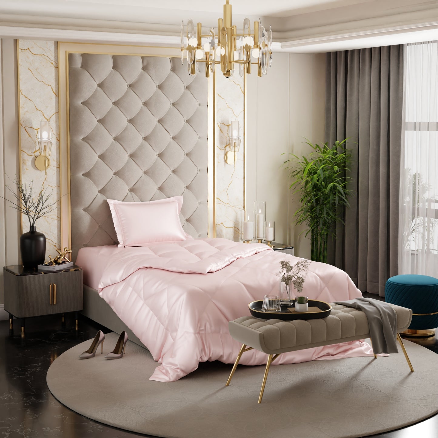 Blushing Pink Comforter