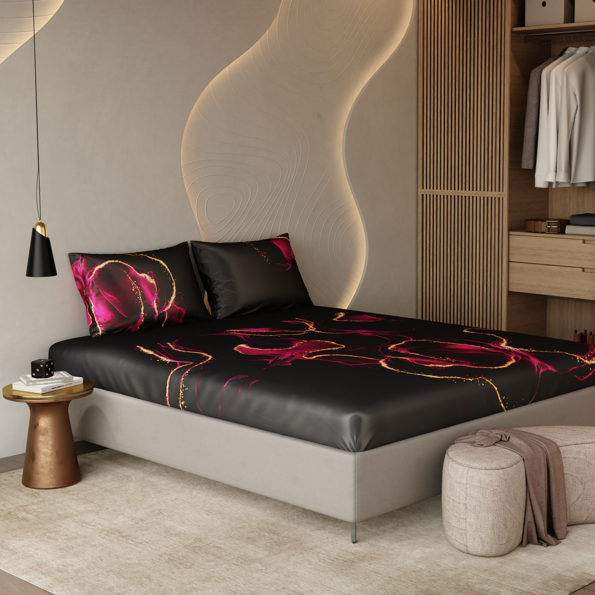 Bloom of Eternity Fitted Bedsheet Set