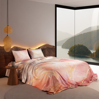 Dawn’s Brushstroke Bedsheet Set