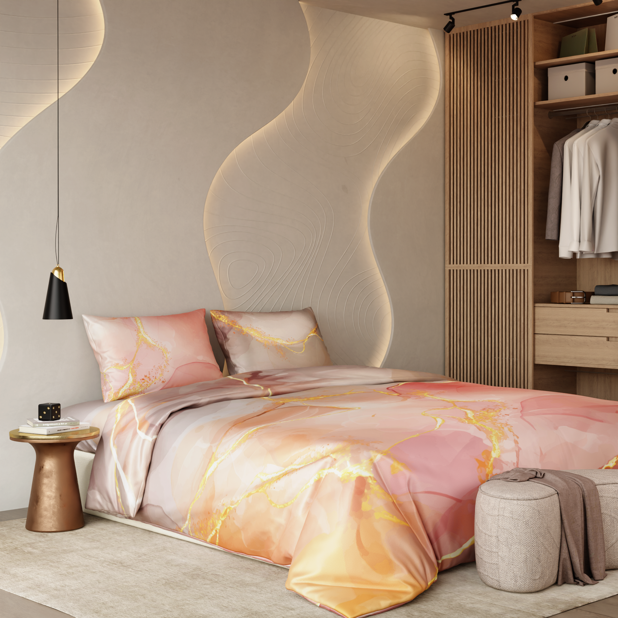 Dawn’s Brushstroke Comforter