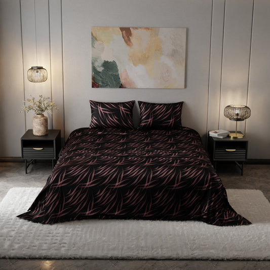 Noir Rouge Bedsheet Set