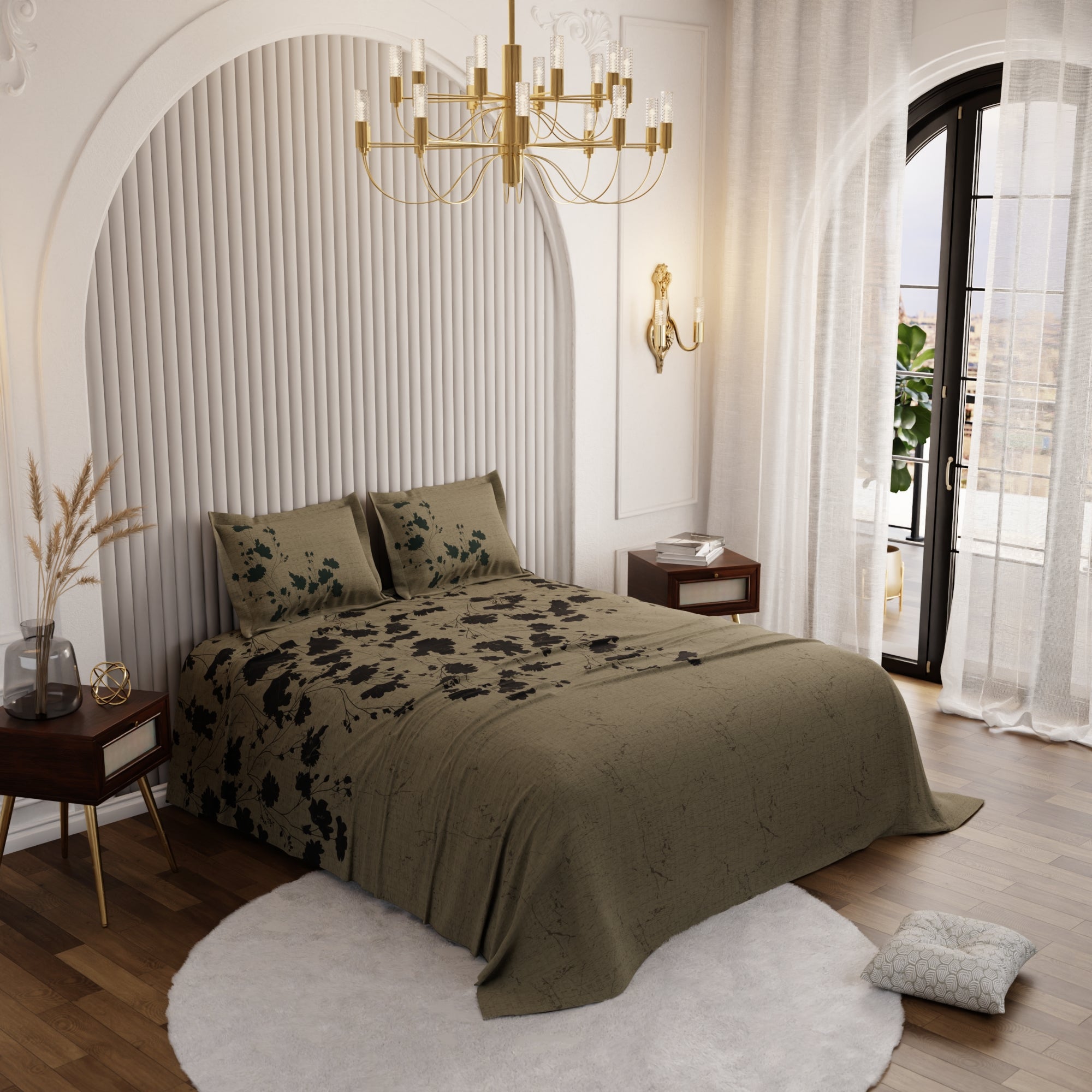 Ochre Shade	Bedsheet Set