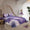 Lilac Twirl 100% Cotton Bedsheet Set