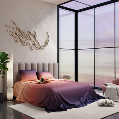 Sunset Kiss Bedsheet Set