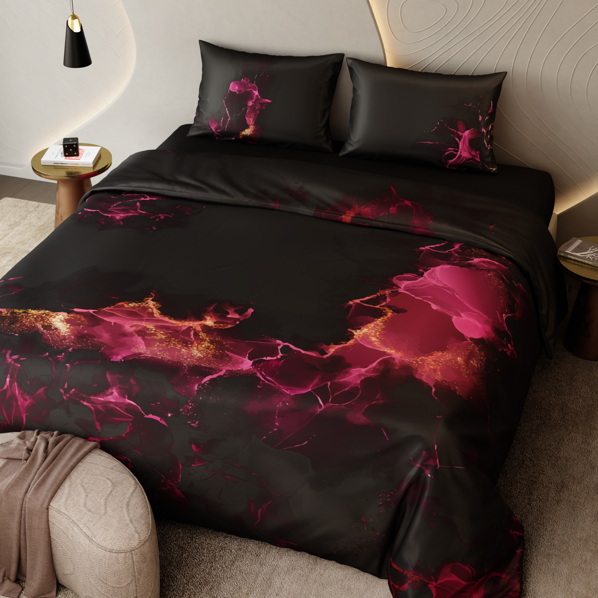 Shadows of the Flame Bed in a Bag