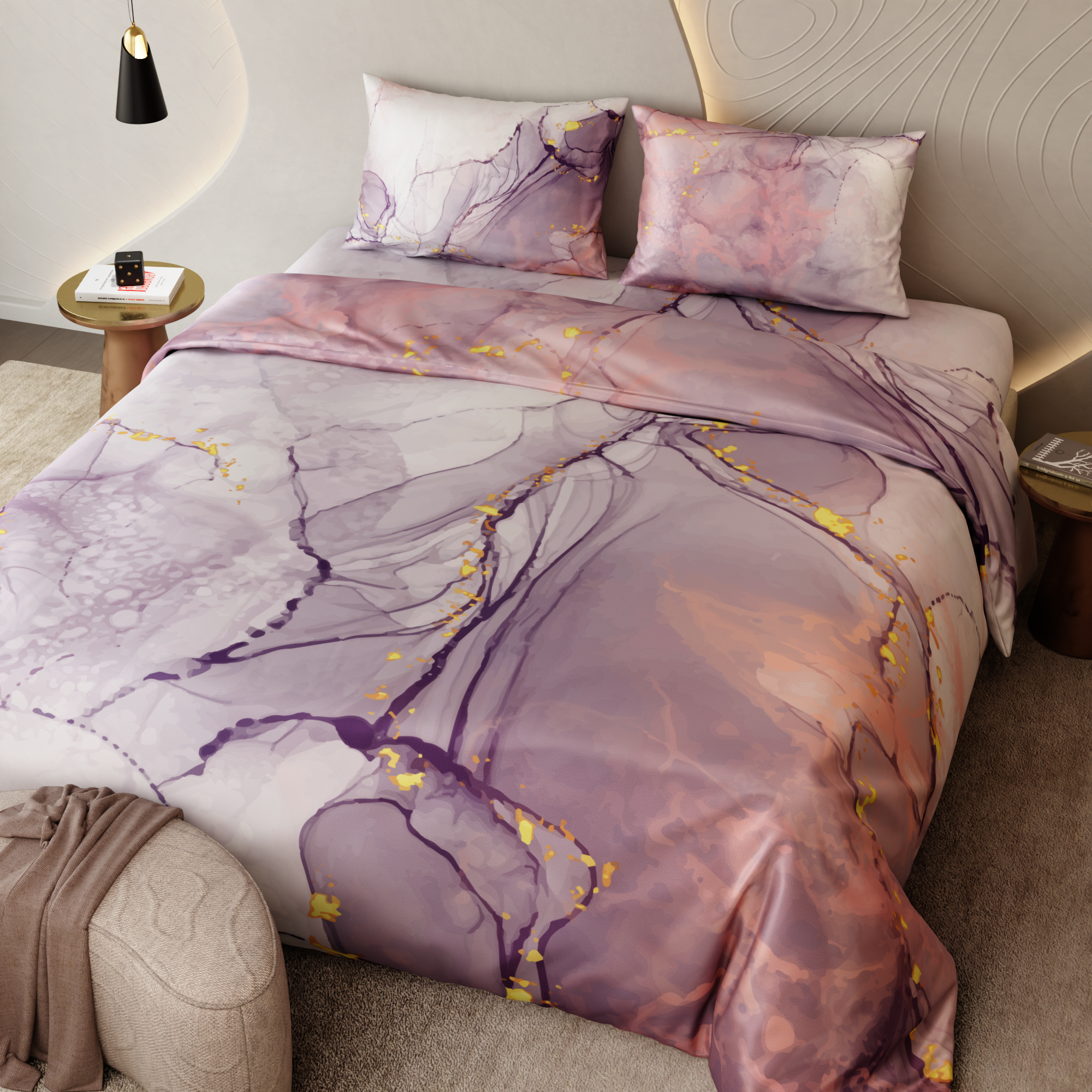 Beneath Lavender Skies Comforter