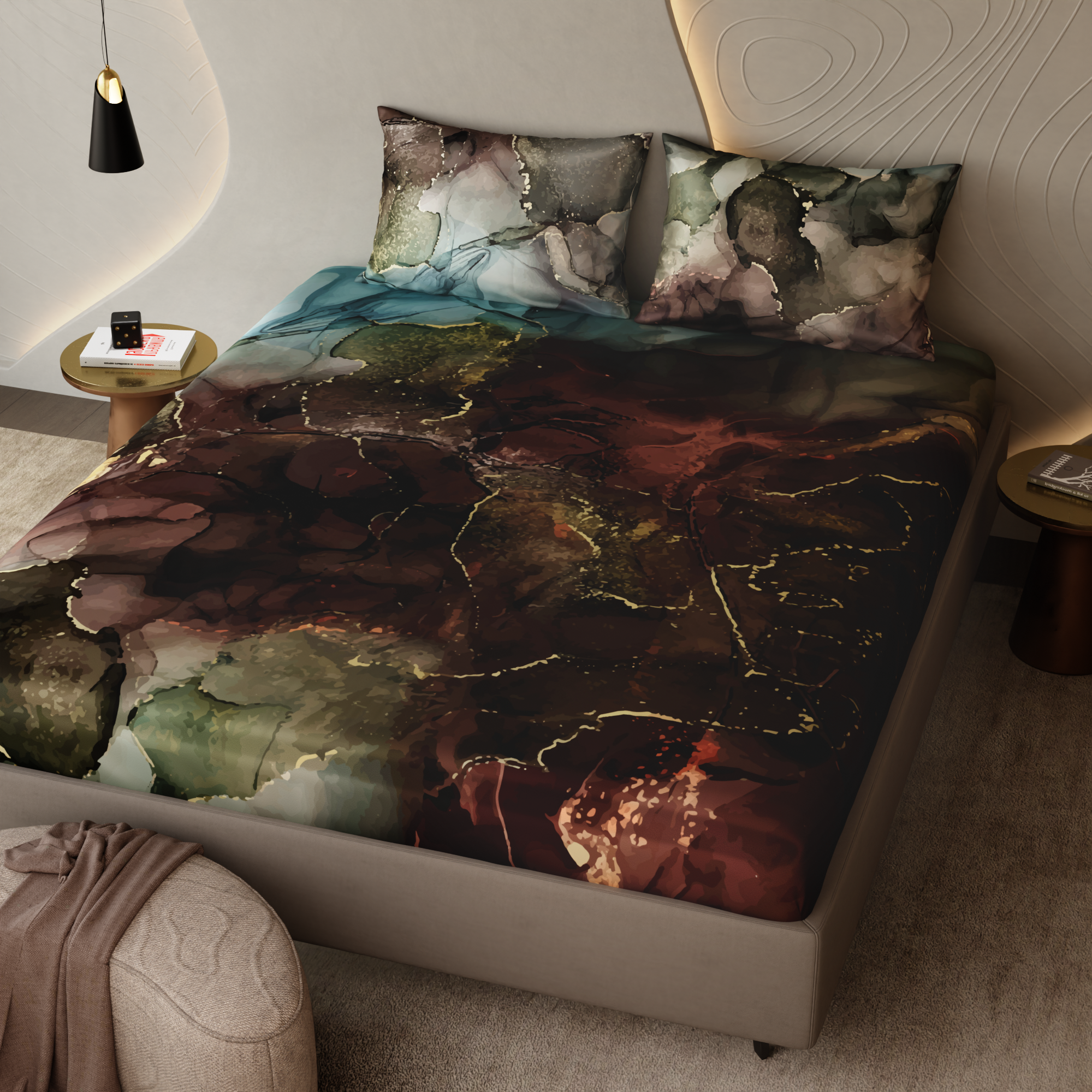 Dance of the Forest Fitted Bedsheet Set