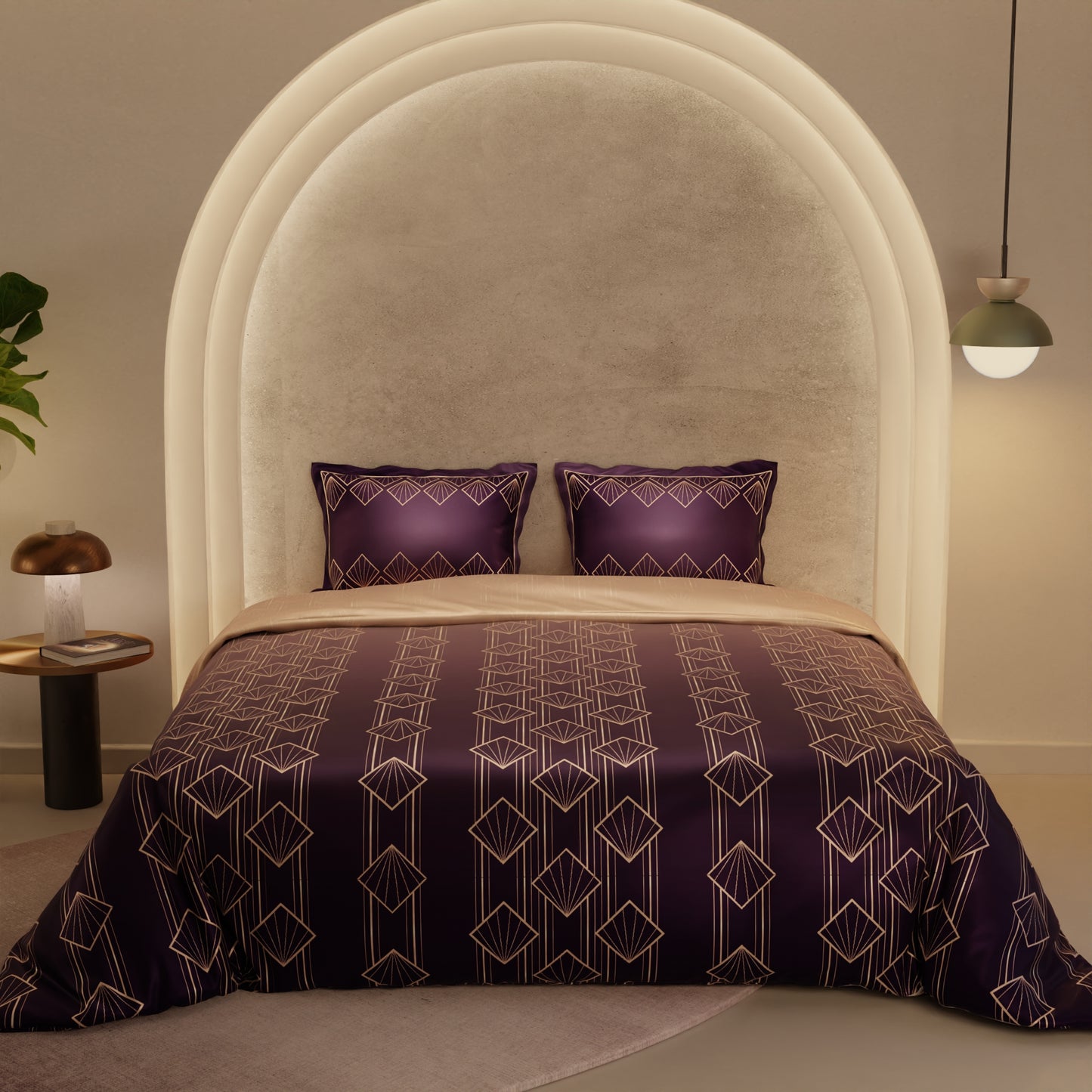 Plum Radiance Comforter