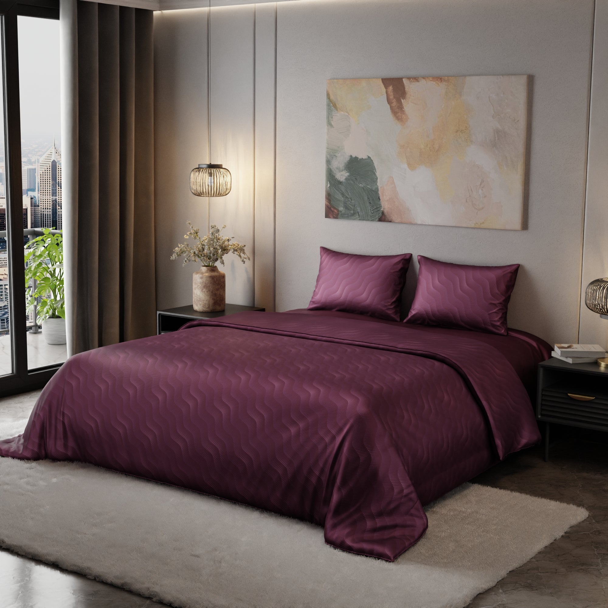 Burgundy Bliss Bed in a Bag