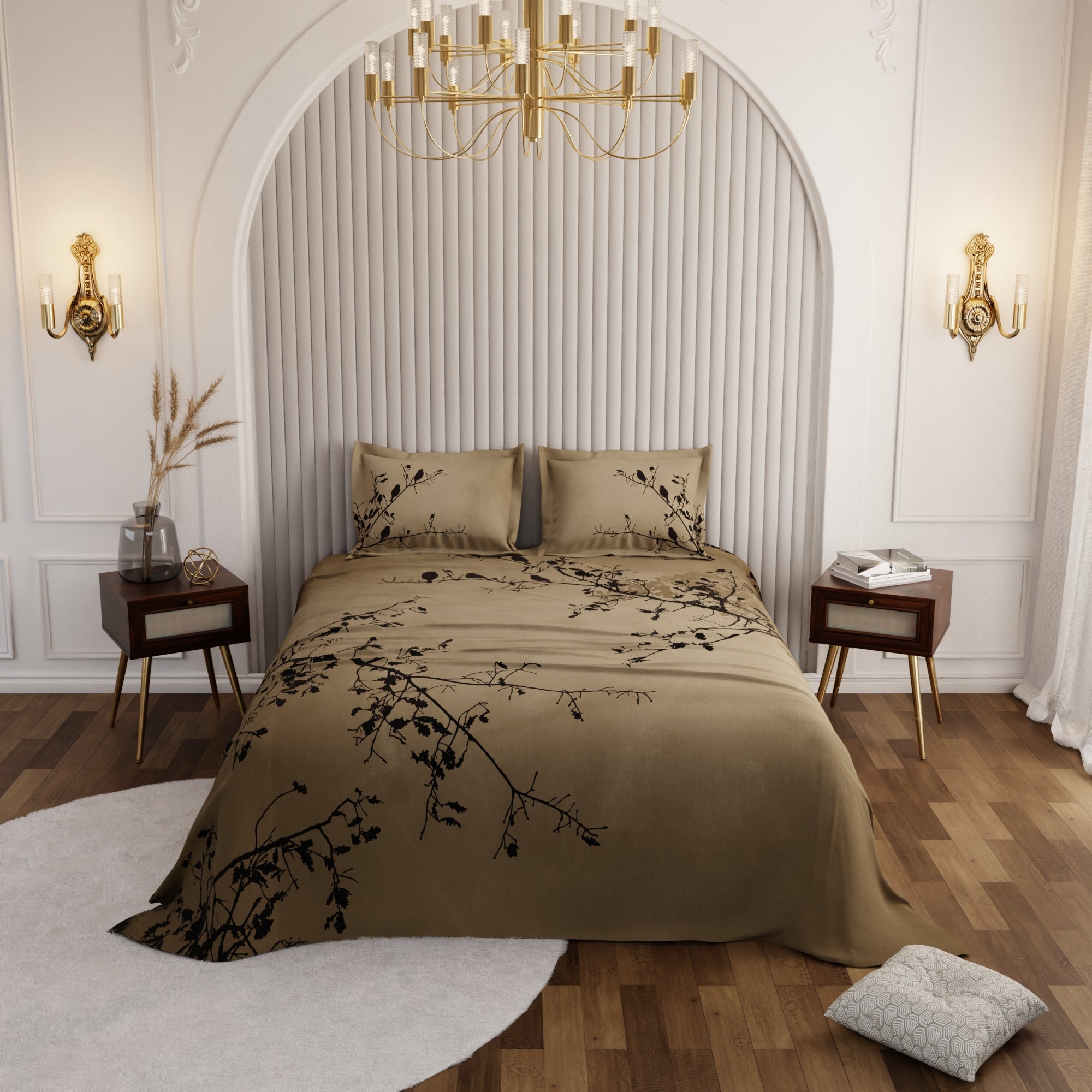 Autumn Perch Bedsheet Set