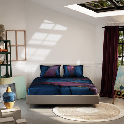 Whispers of the Cosmos Fitted Bedsheet Set