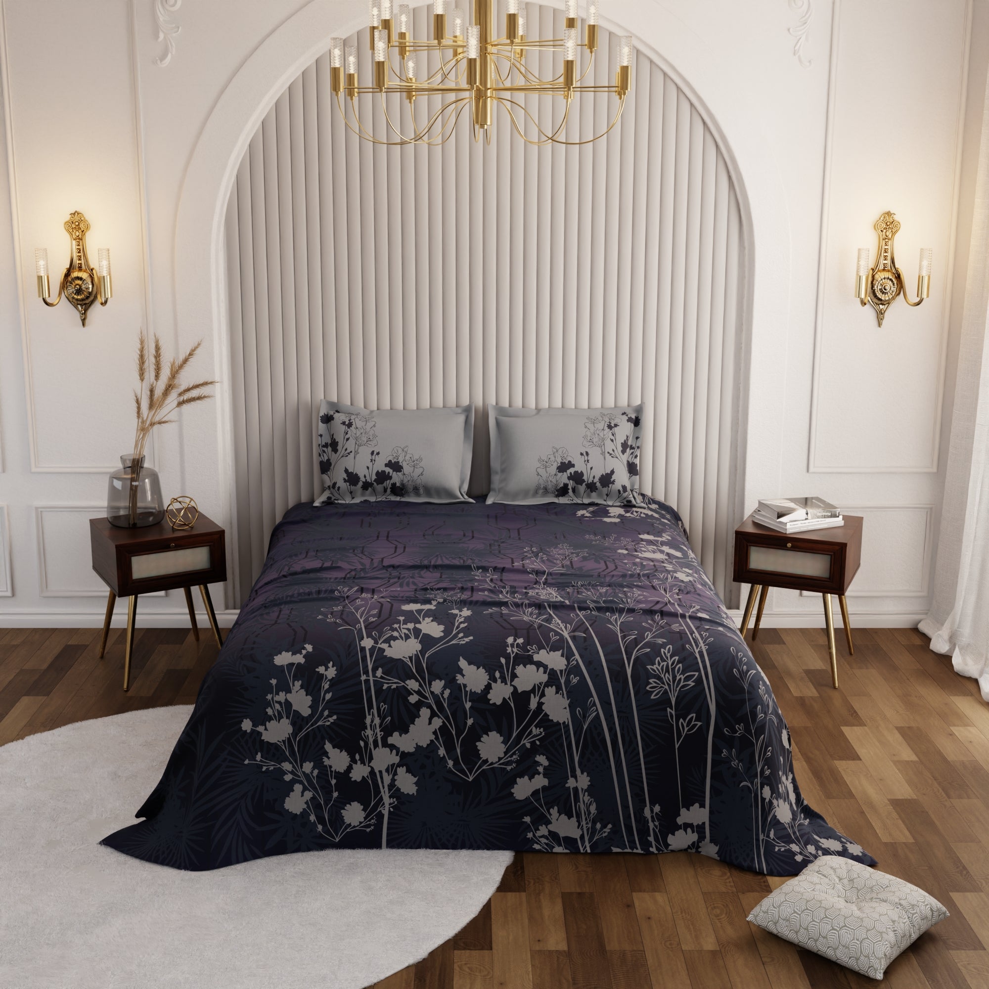 Orchid Canopy Bedsheet Set
