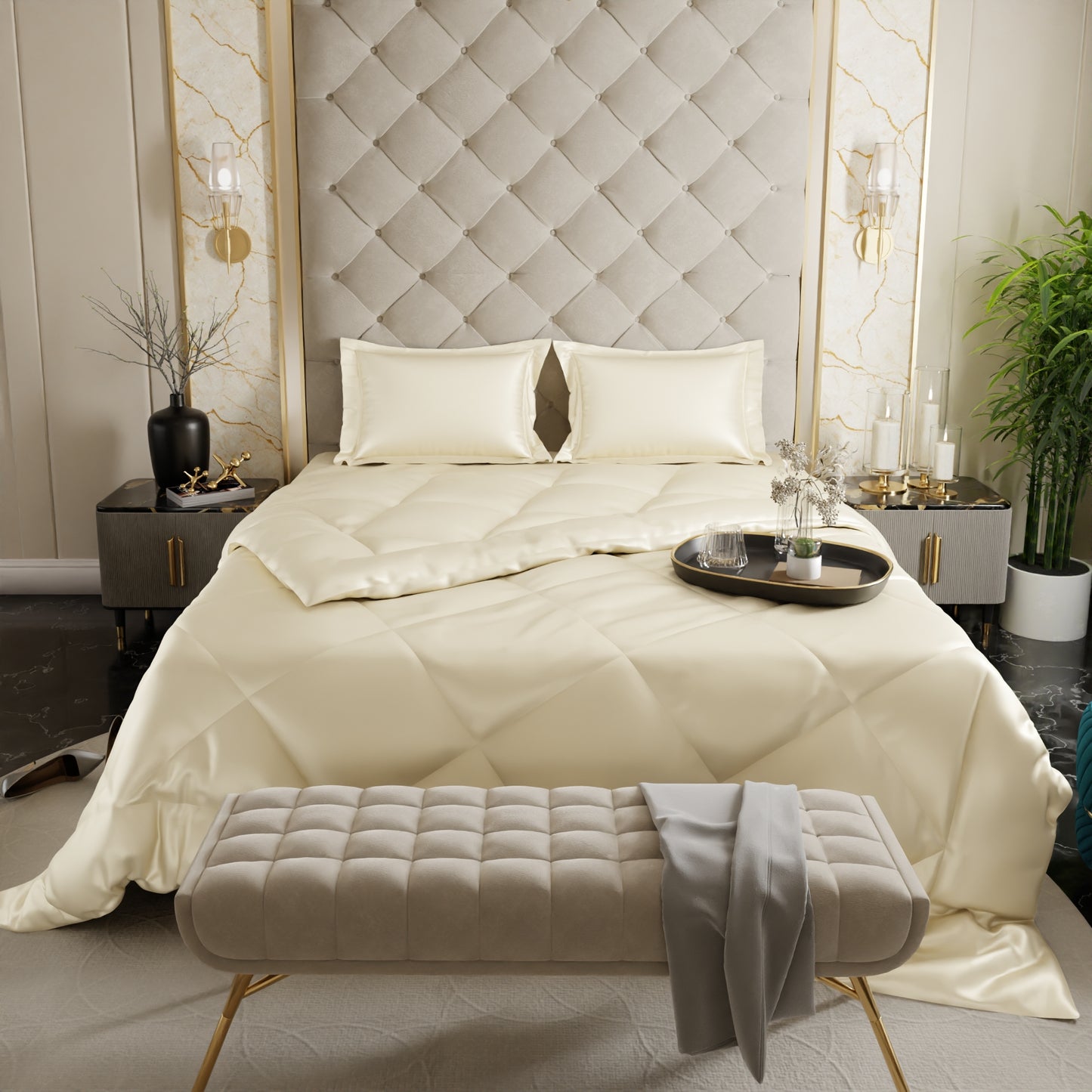 Charming Ivory Comforter