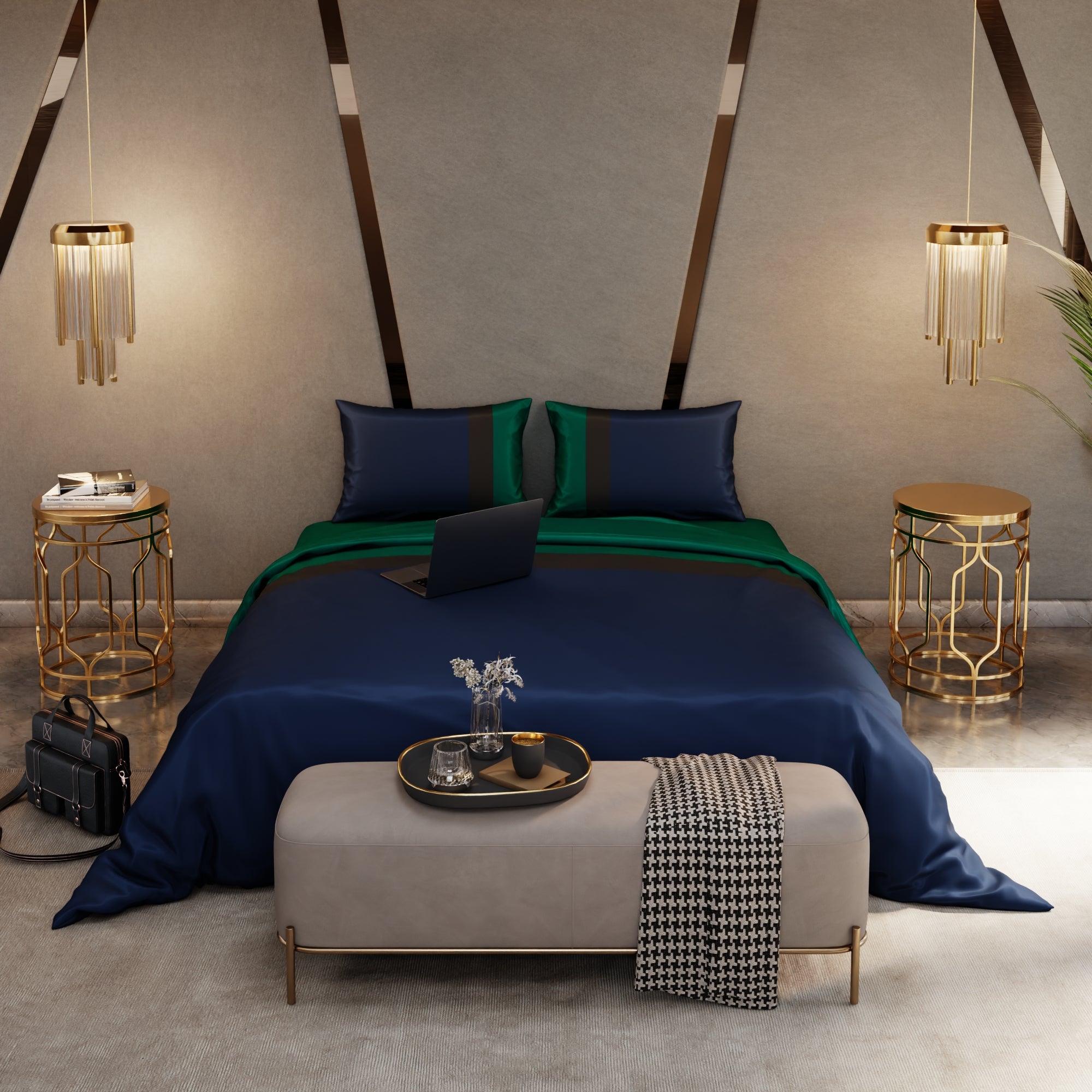 Eiffel Edge Comforter Set