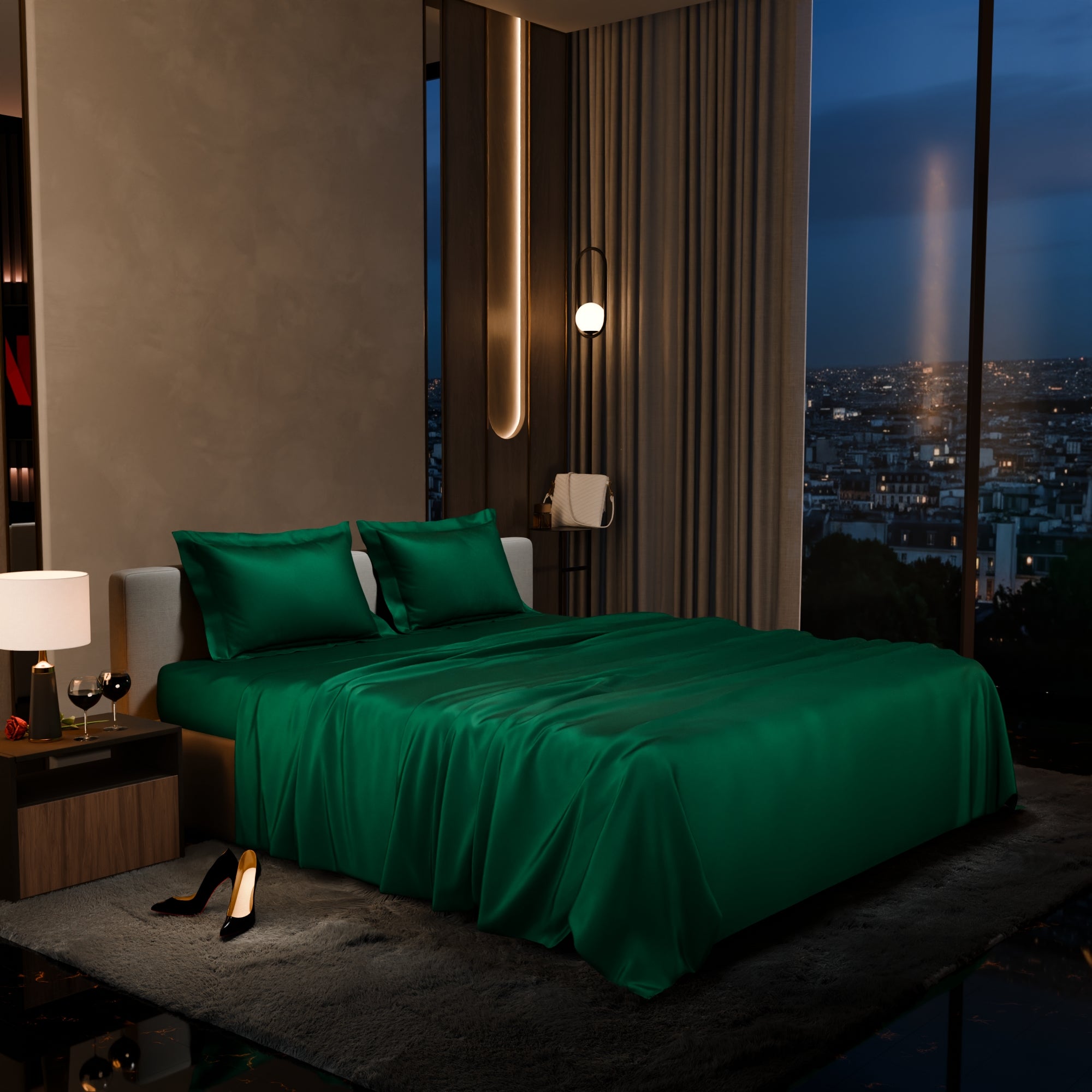 Emerald Green Top Sheet