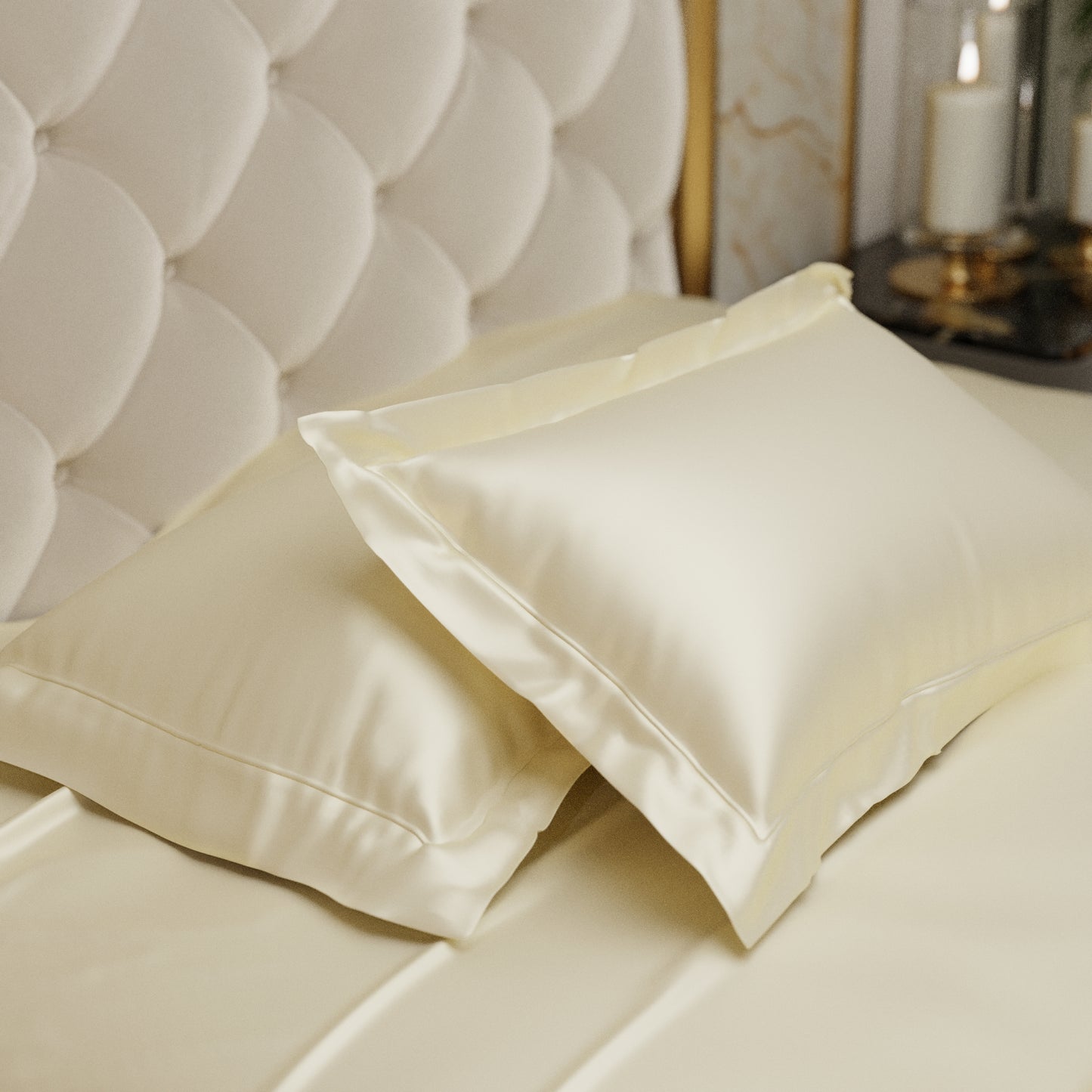 Charming Ivory Pillow Covers - Set of 2