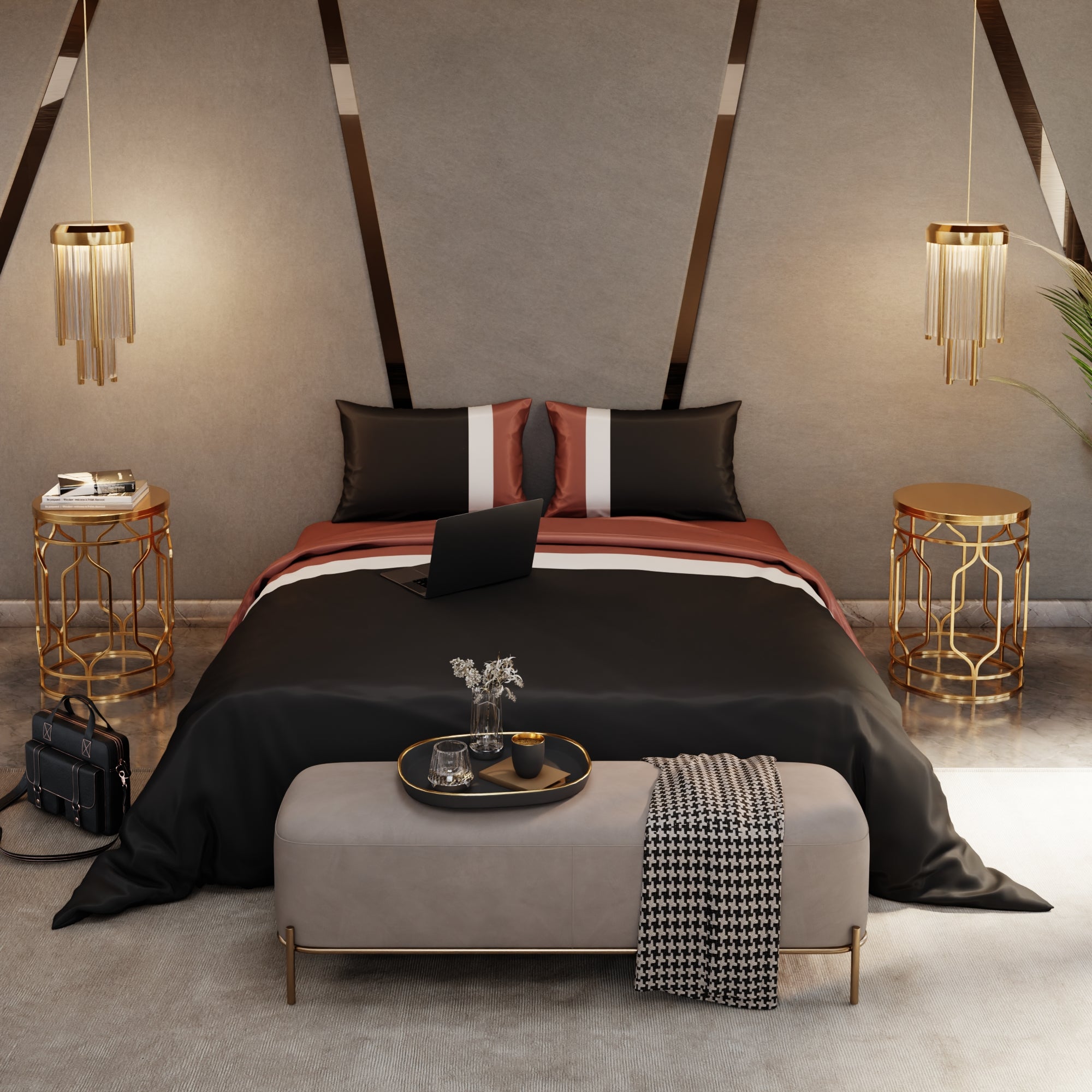 Metro Lines Comforter Set